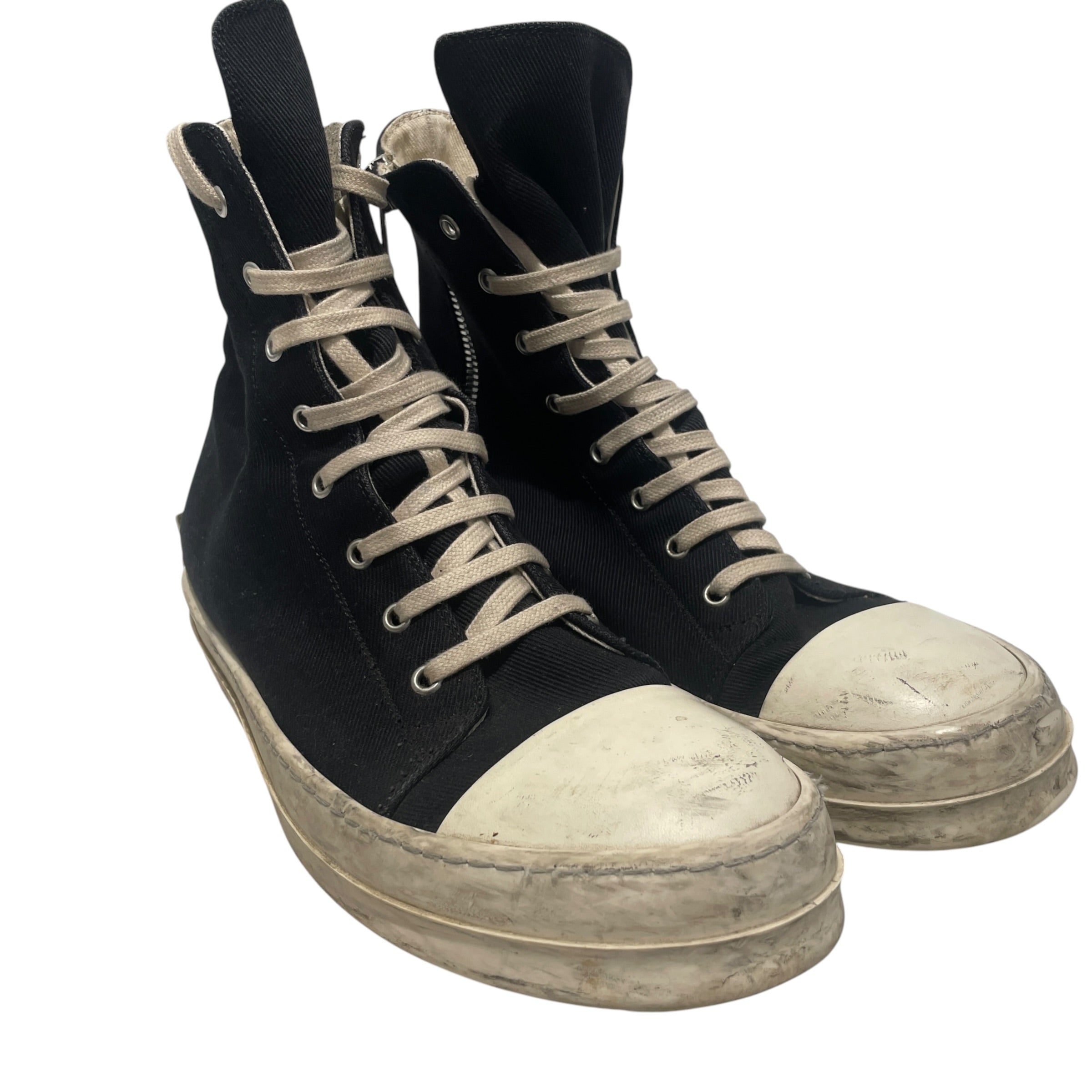 RICK OWENS DRKSHDW/Hi-Sneakers/EU 44/Acrylic/BLK/ view 1