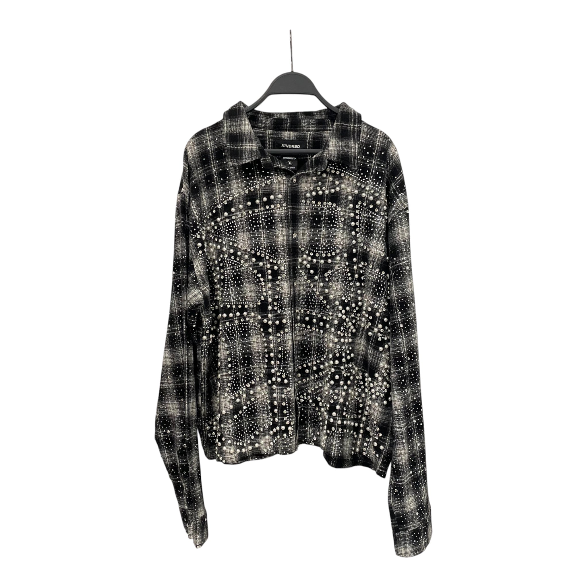 kindred/LS Shirt/XL/Wool/GRY/Bedazzled view 1
