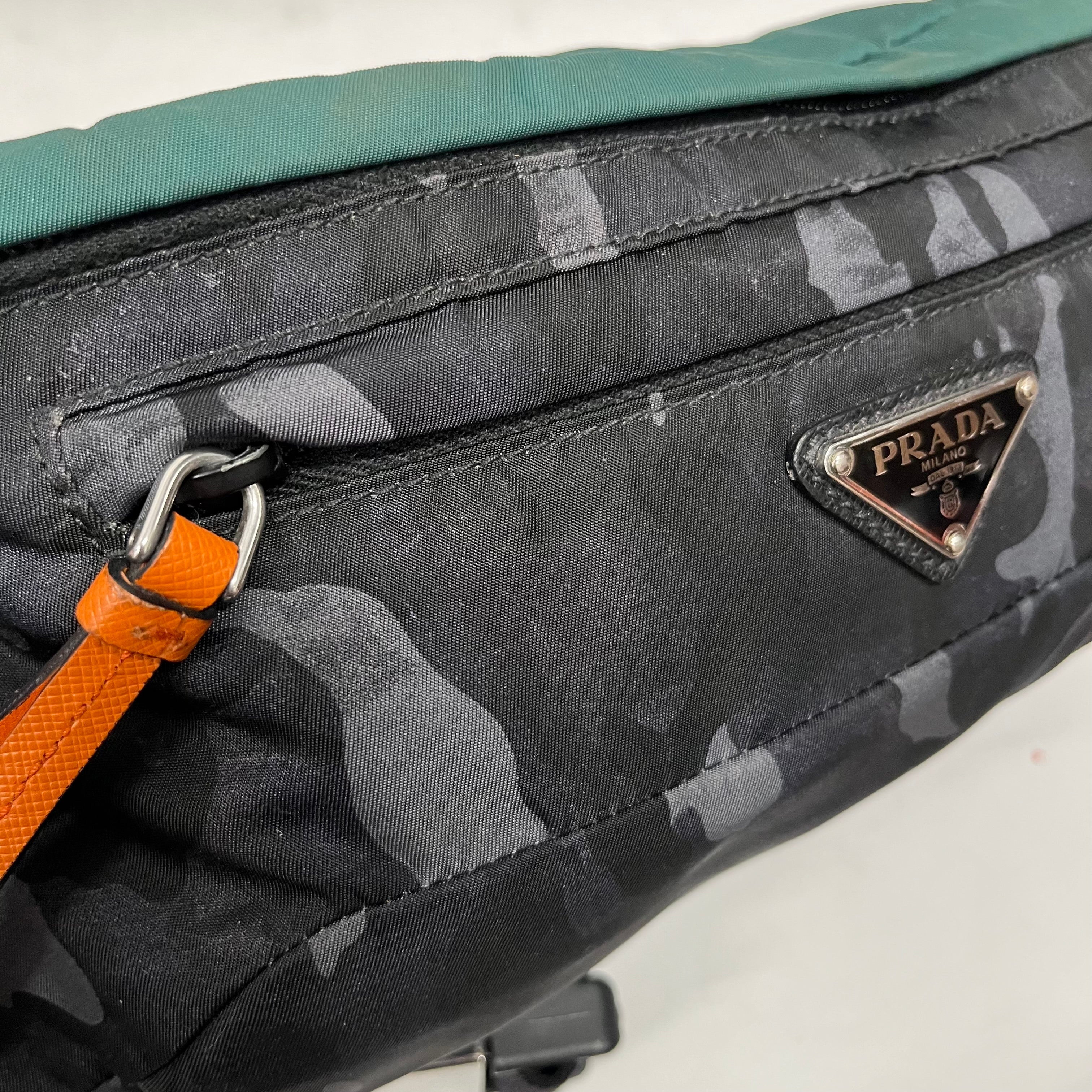 PRADA/Fanny Pack/Camouflage/Nylon/BLK/250 view 6
