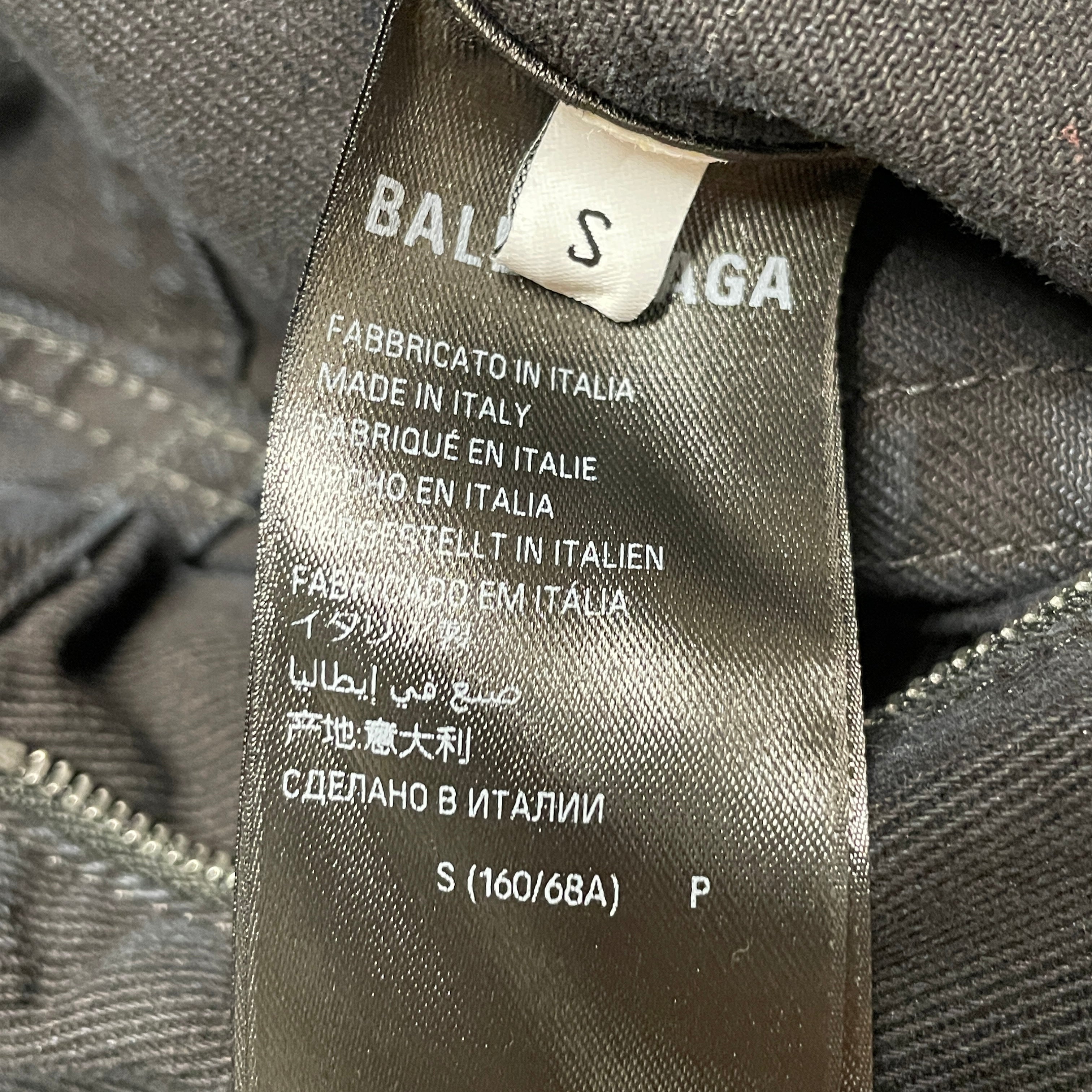 BALENCIAGA/Pants/S/Denim/BLK/SOFT BLK LEFT HAND DENIM view 4