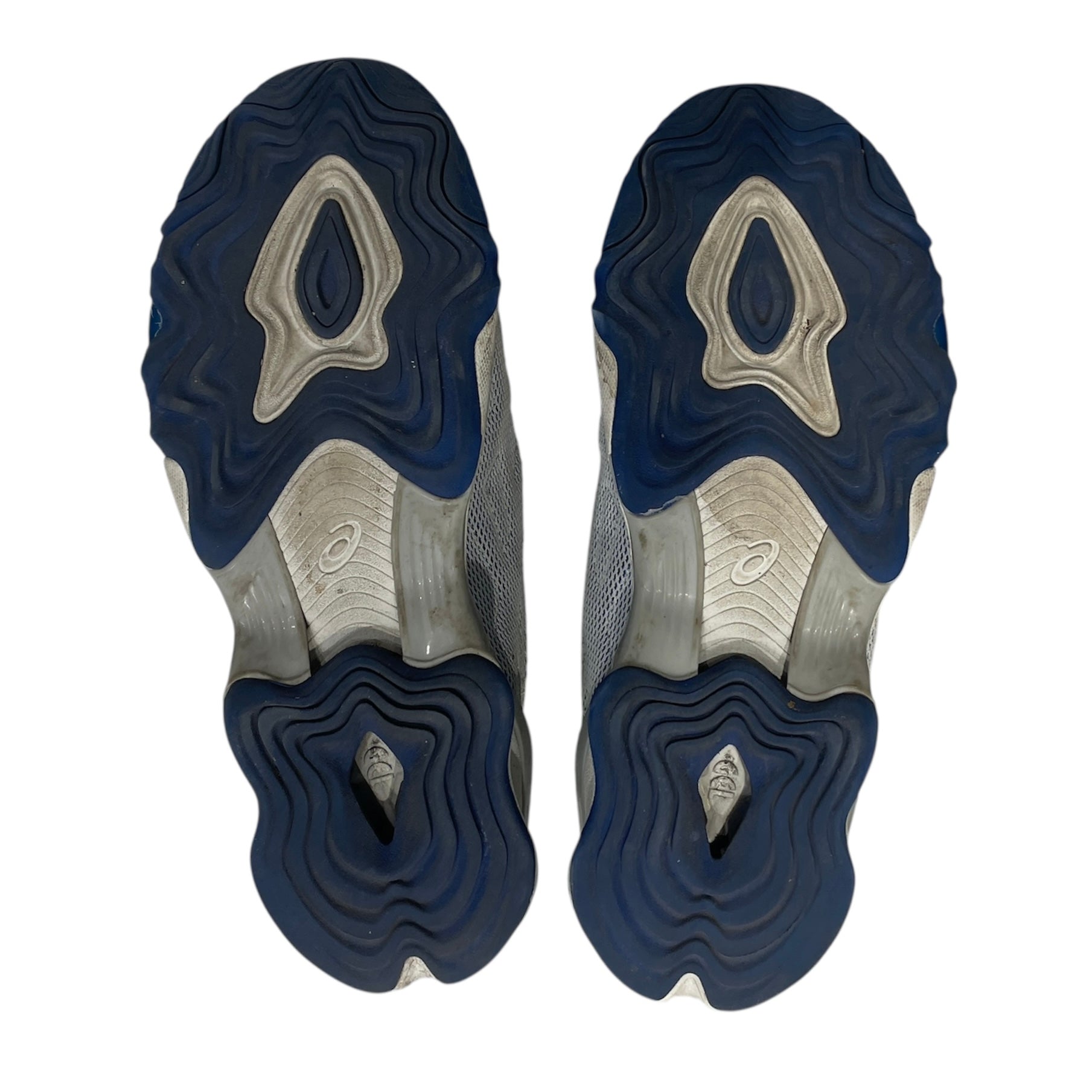 ASICS/Kiko Kostadinov/Low-Sneakers/EU 43.5/Cotton/GRY/BLUE DETAILS view 4