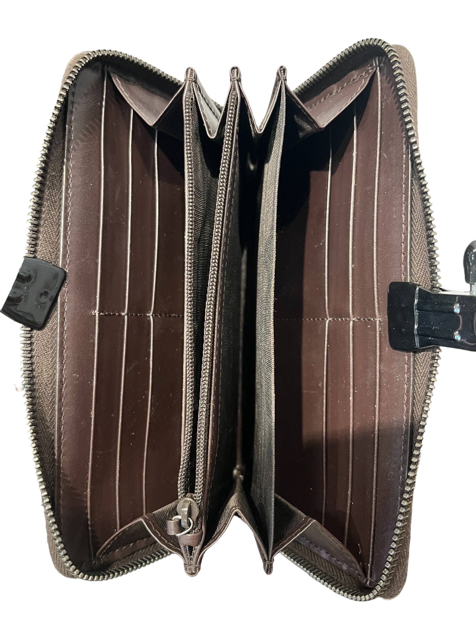 GUCCI/Long Wallet/Monogram/Leather/BRW/GUCCISIMALEATHER view 4