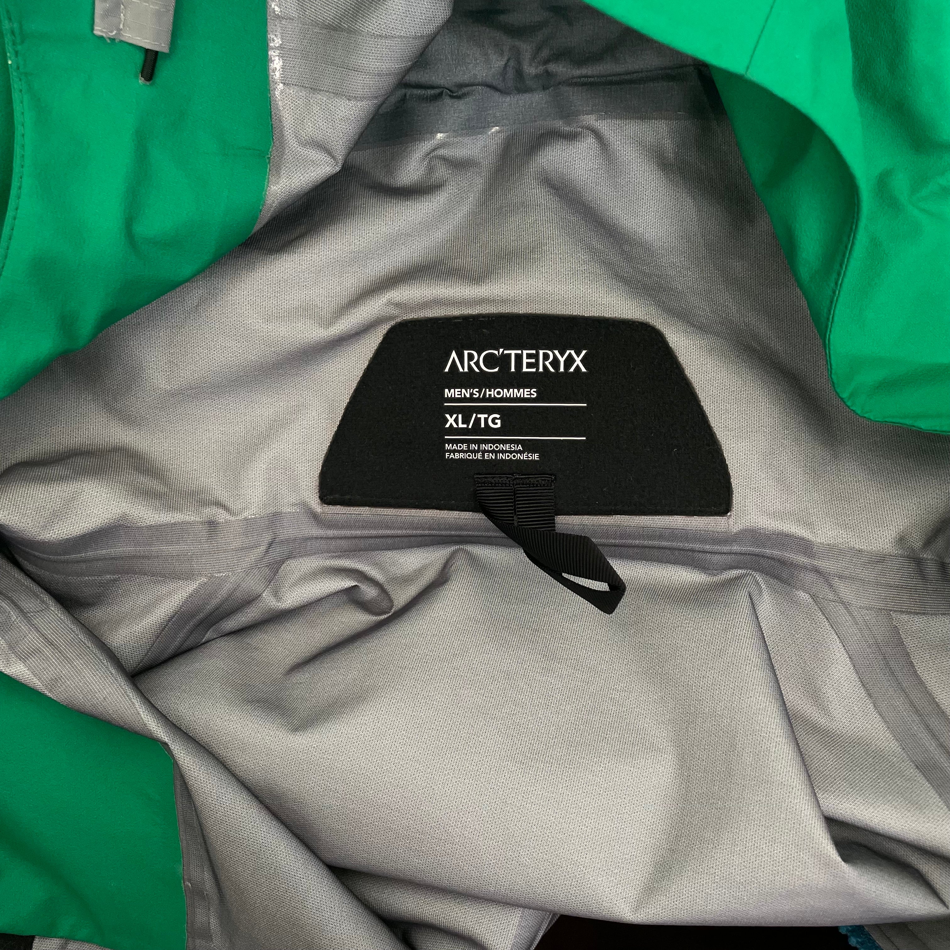 ARC'TERYX/Windbreaker/XL/Gore-Tex/GRN/Beta (Blue Zipper) view 3