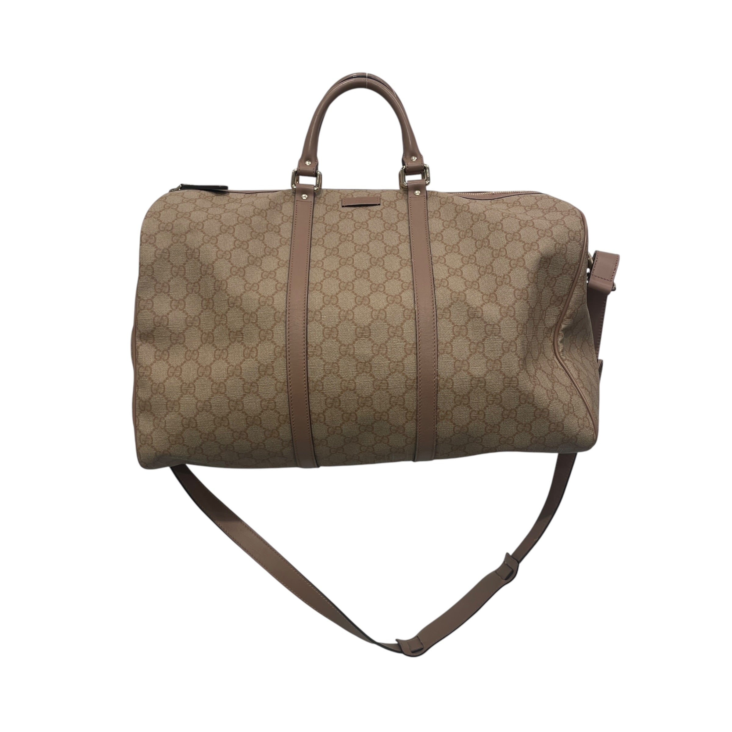 GUCCI/Bag/Monogram/Leather/PNK/GG SUPREME DUFFLE view 2