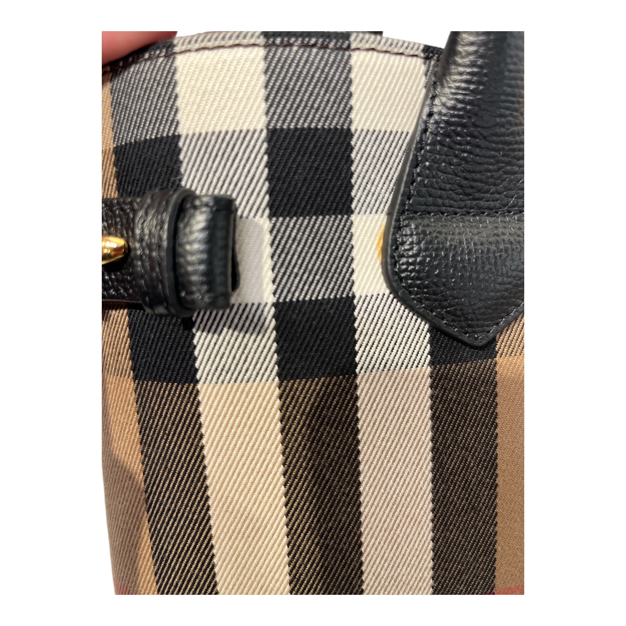 BURBERRY/Bag/Plaid/Leather/KHK/ITE11SIG view 8
