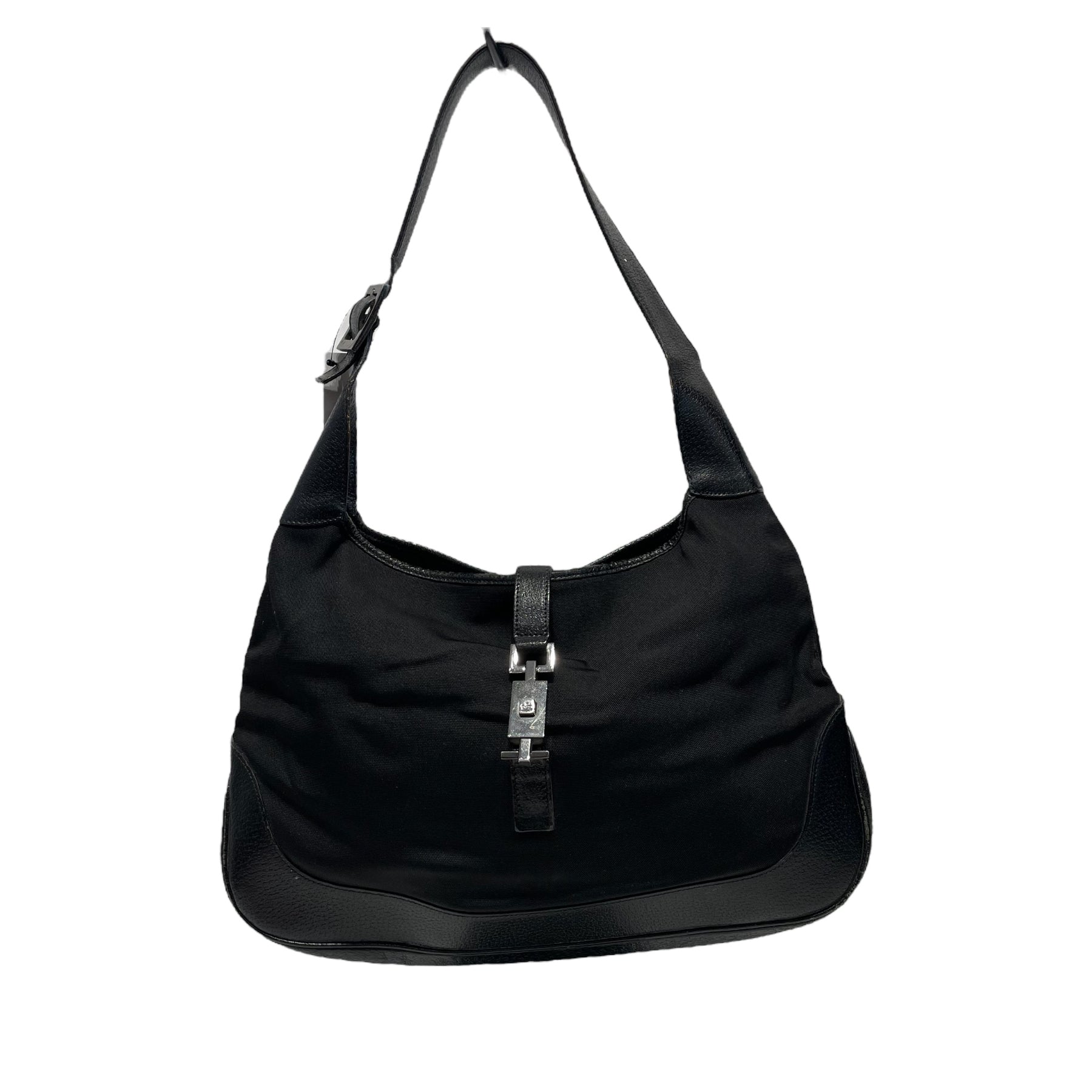 GUCCI/Hand Bag/Plain//Nylon/BLK/Jackie Bag 2nd STREET USA