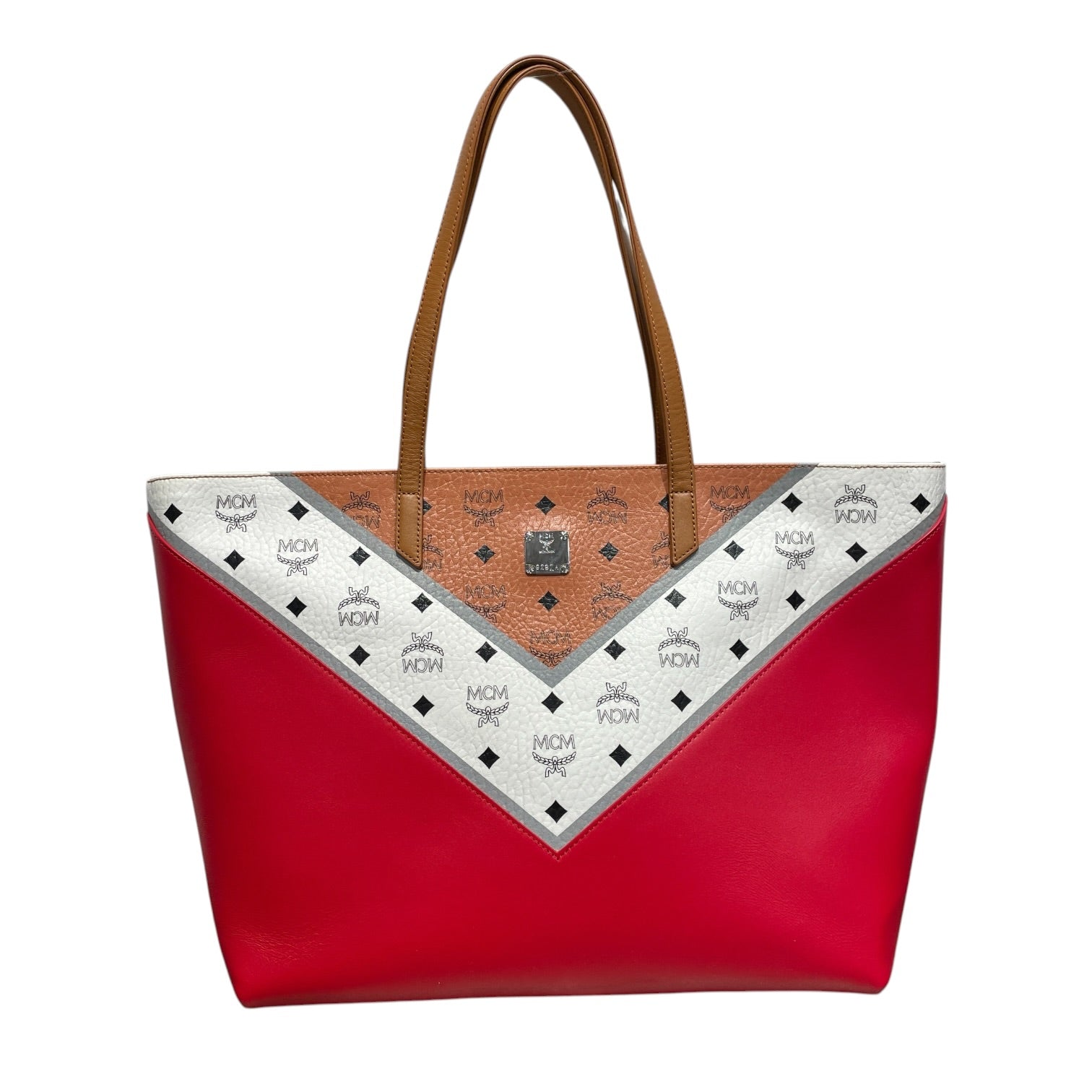 MCM/Tote Bag/Monogram/MLT/9287A Chevron view 1