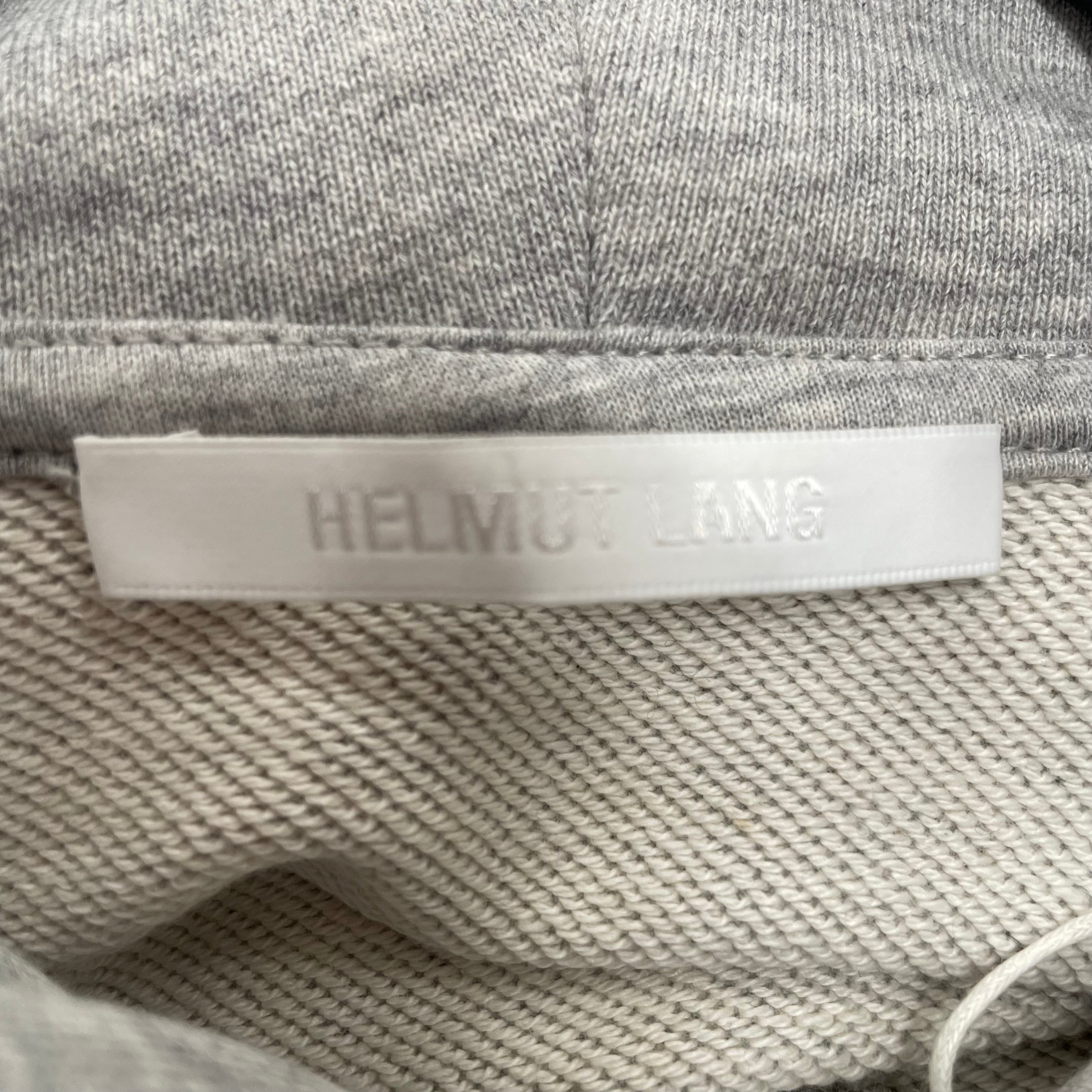 Helmut Lang/Hoodie/S/Cotton/GRY/RUBBER BAND view 3