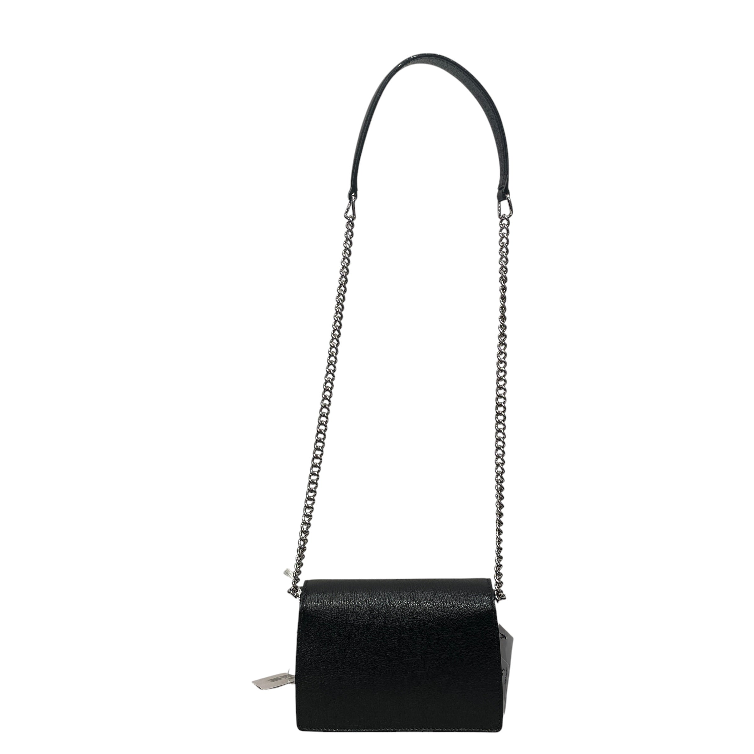 JIMMY CHOO/Cross Body Bag/Leather/BLK/DIAMOND COVERED BUCKLE view 2