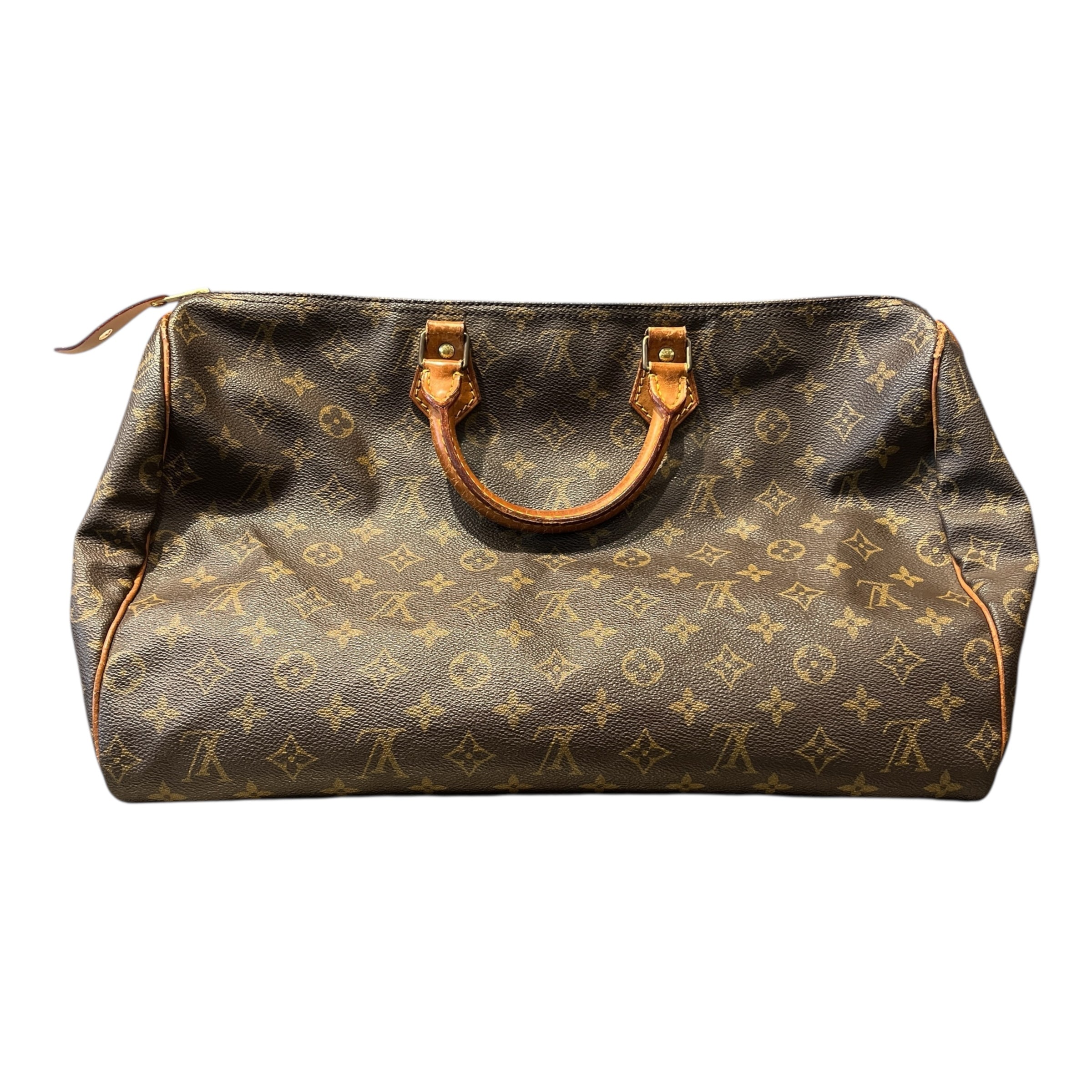 LOUIS VUITTON/Hand Bag/Monogram/Leather/BRW/SPEEDY 40 view 2