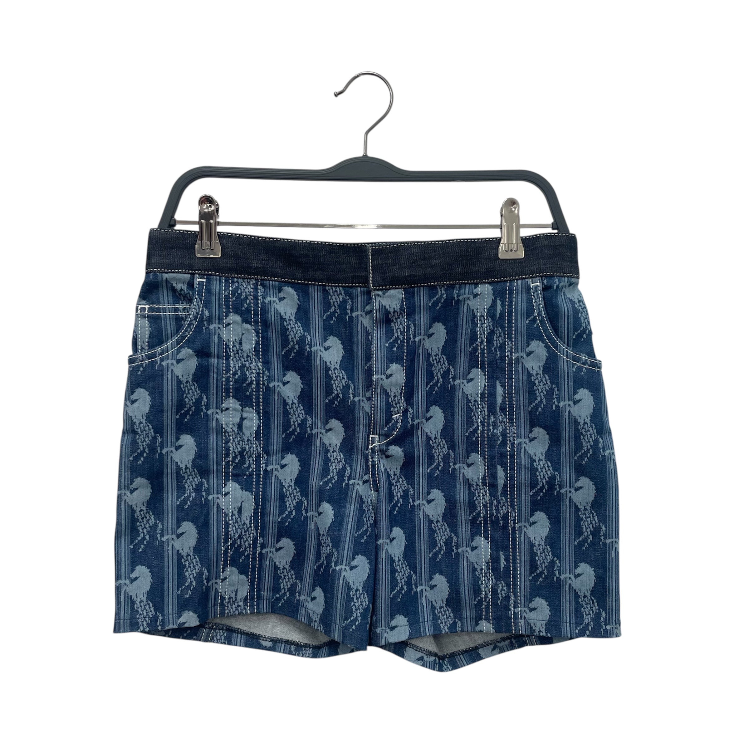 Chloe/Shorts/30/All Over Print/Denim/IDG/HORSE PRINT SHORTS view 1