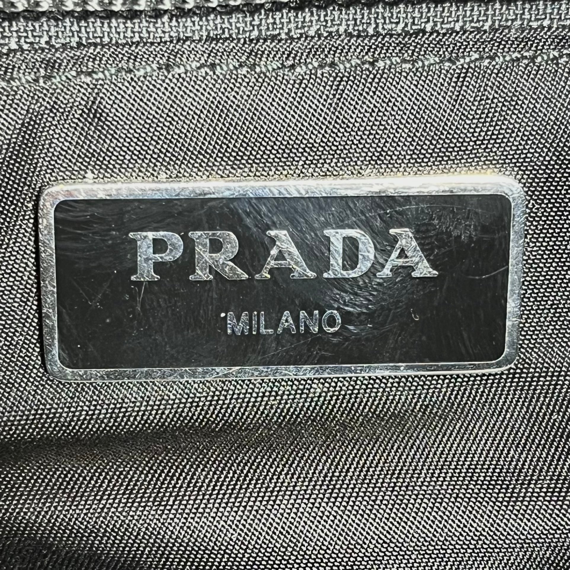 PRADA/Backpack/Nylon/BLK/NYLON CINCH BACKPACK view 5