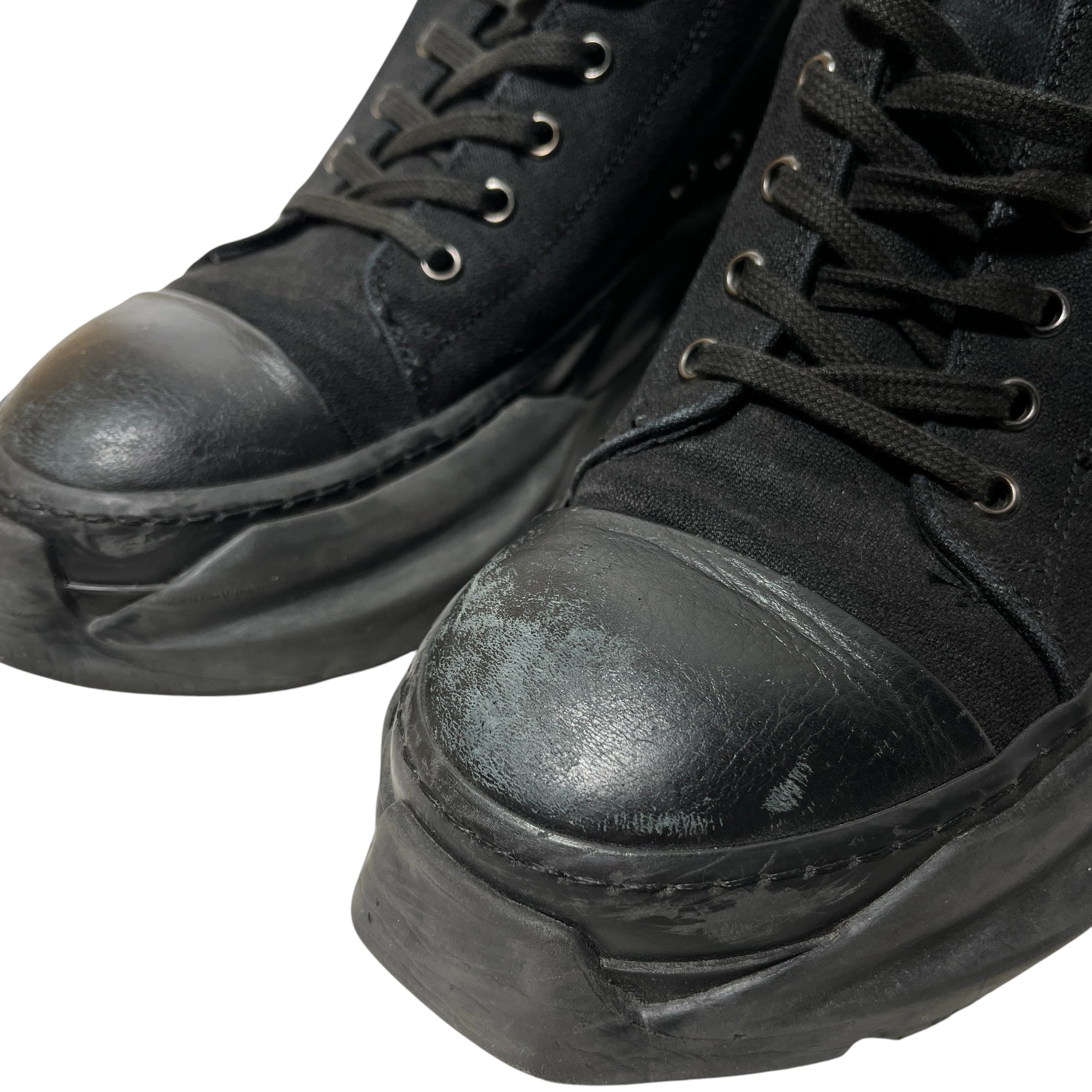 Rick Owens/Low-Sneakers/EU 39/Cotton/BLK/ABSTRACT LOW view 4