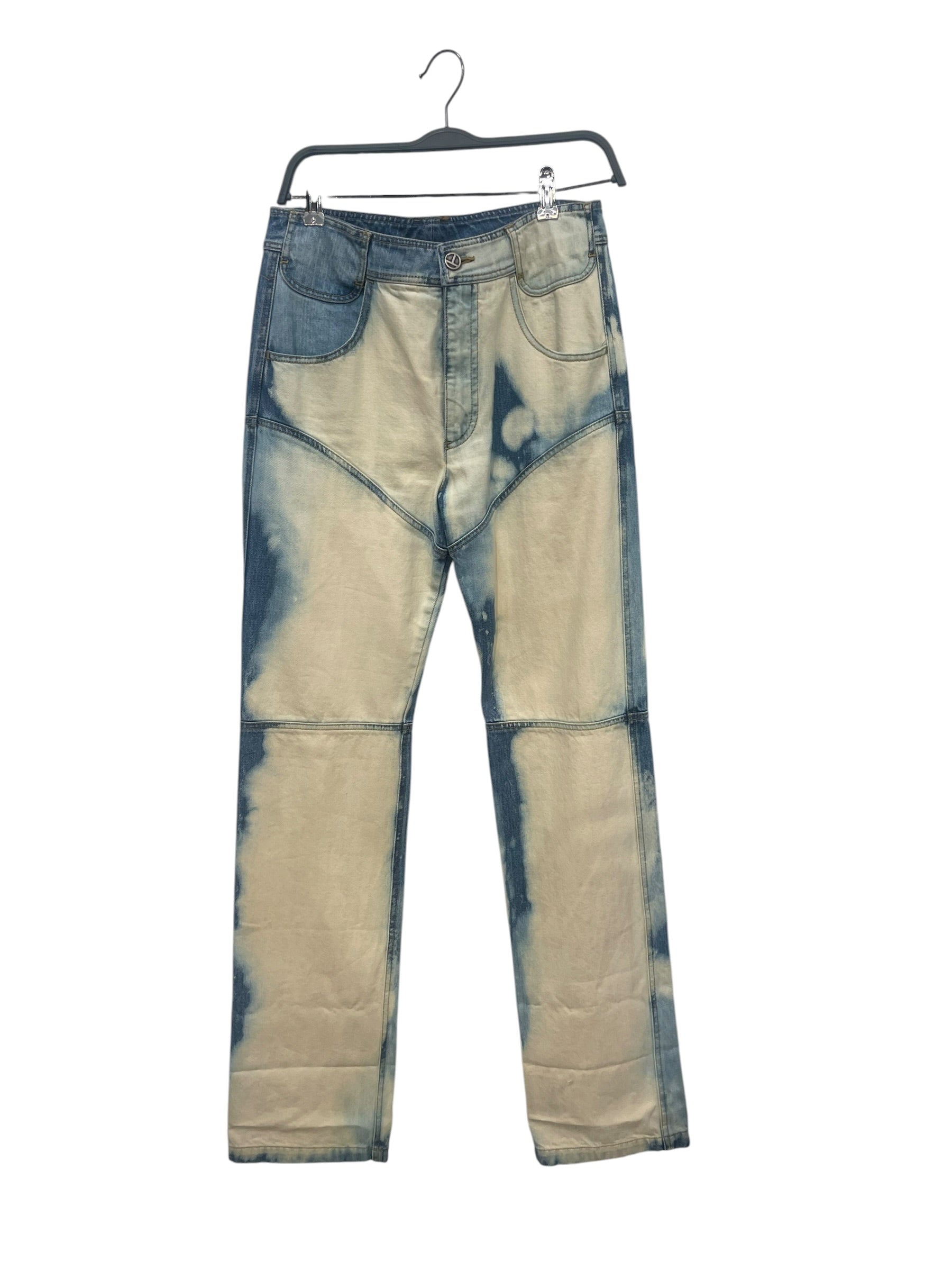 Telfar/Pants/XS/Denim/BLU/BLEACHED view 1