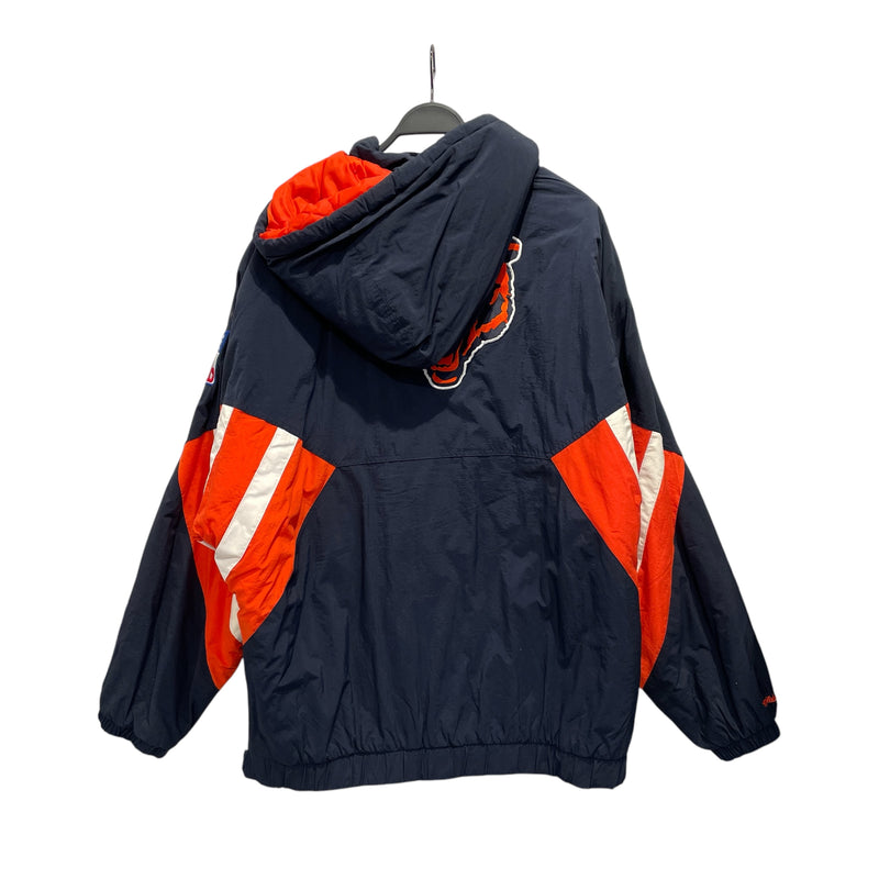 mitchell&ness/Puffer Jkt/XXL/Nylon/NVY/Graphic/BEARS