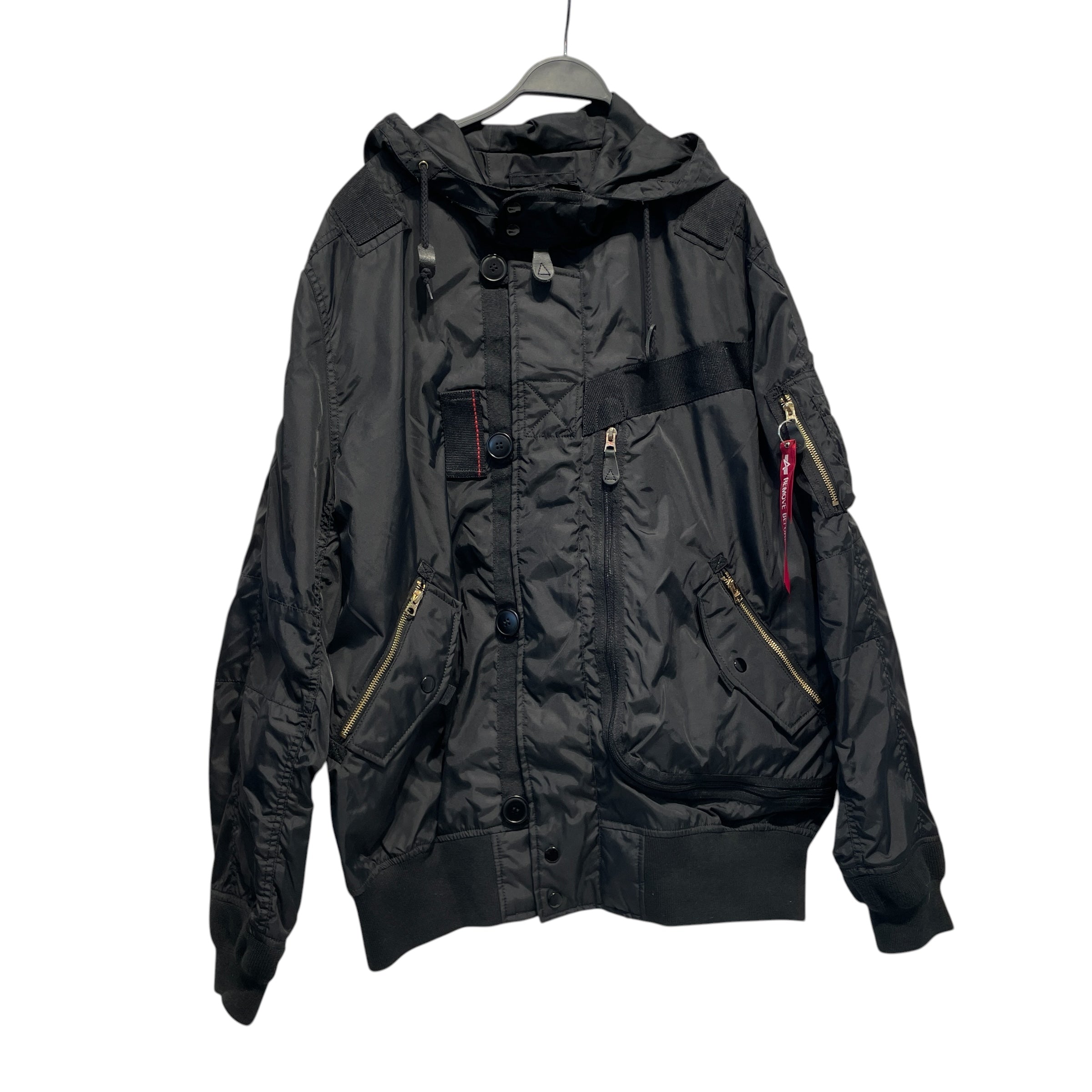 ALPHA INDUSTRIES/Jacket/XXXL/Acrylic/BLK/parajumper view 1