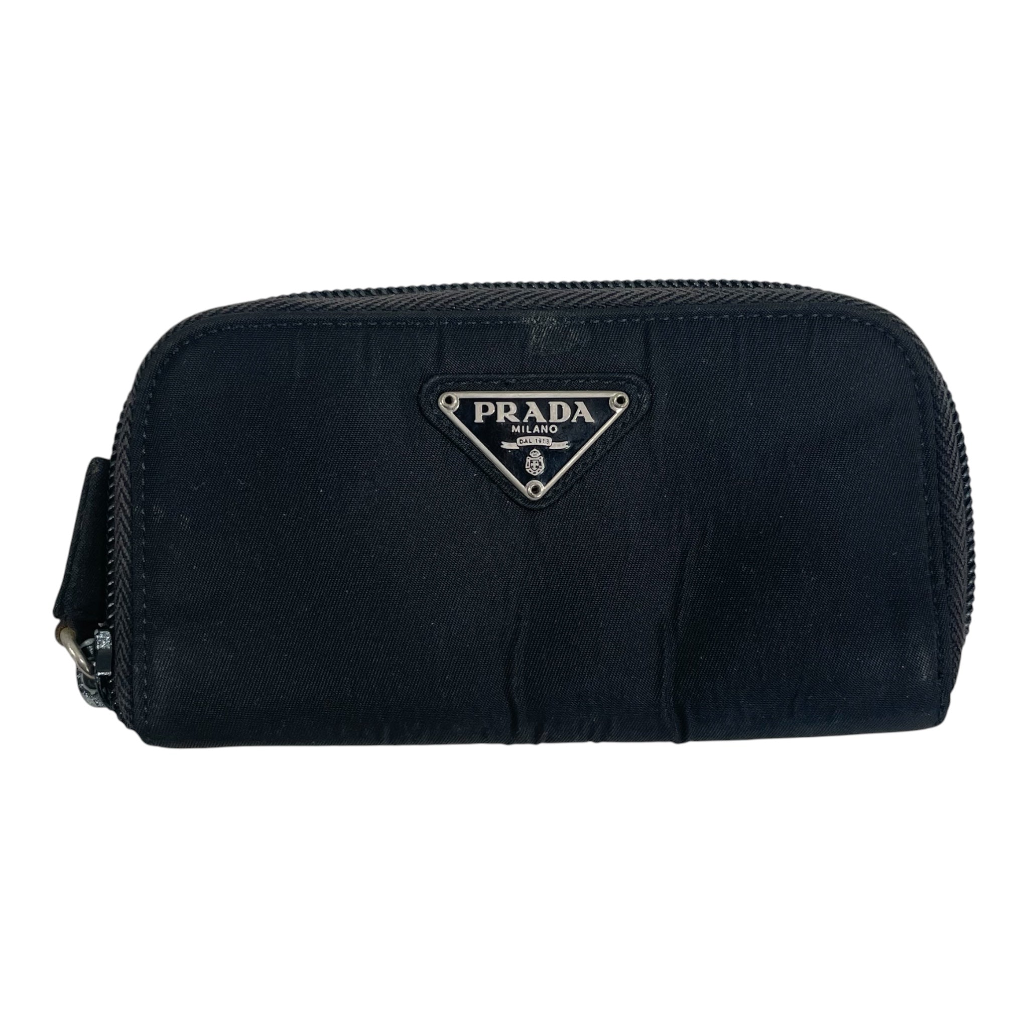 PRADA/Coin Wallet/Cotton/BLK/L's/continental/1913/85/amiet/ view 1