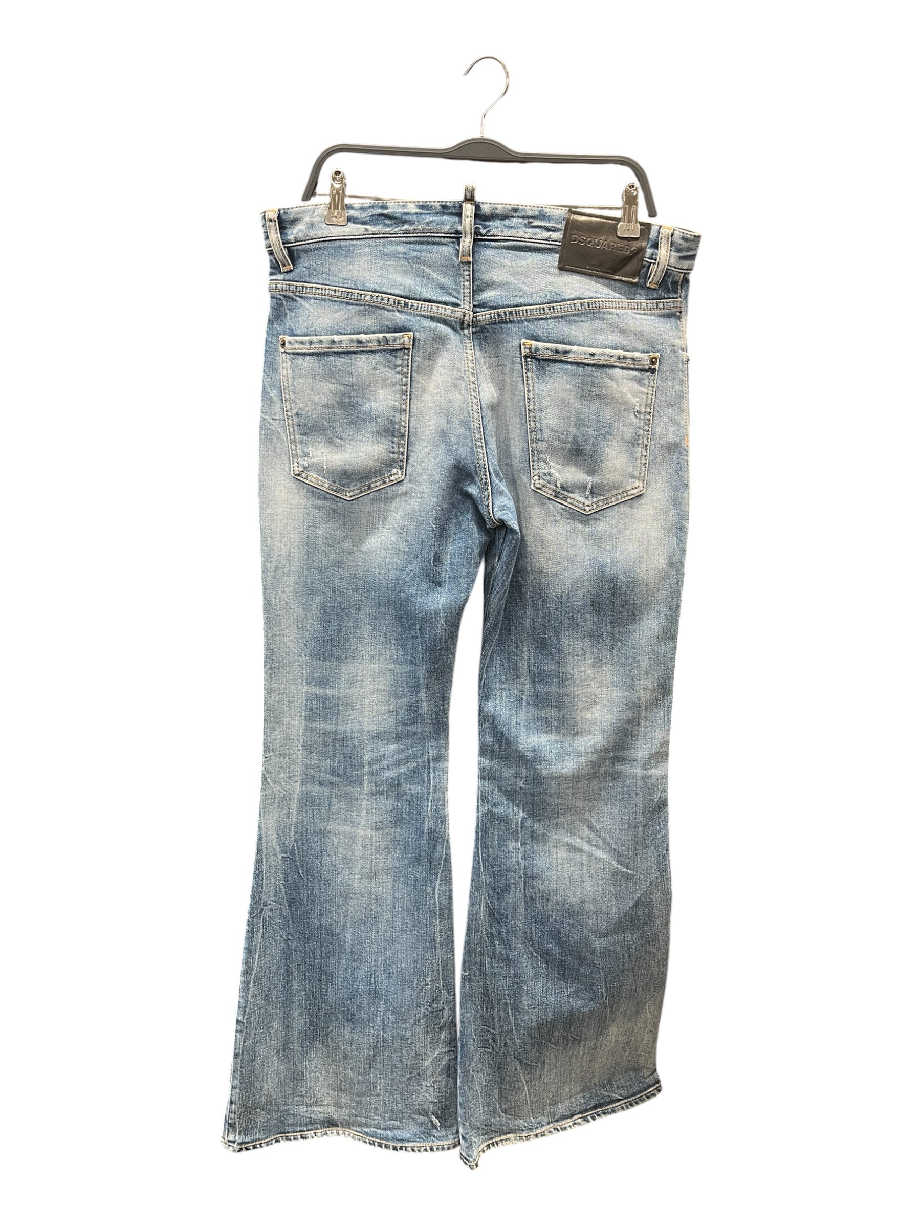 DSQUARED2/Bootcut Pants/50/Denim/IDG/All Over Print/MUSIC NOTE STUDS view 2