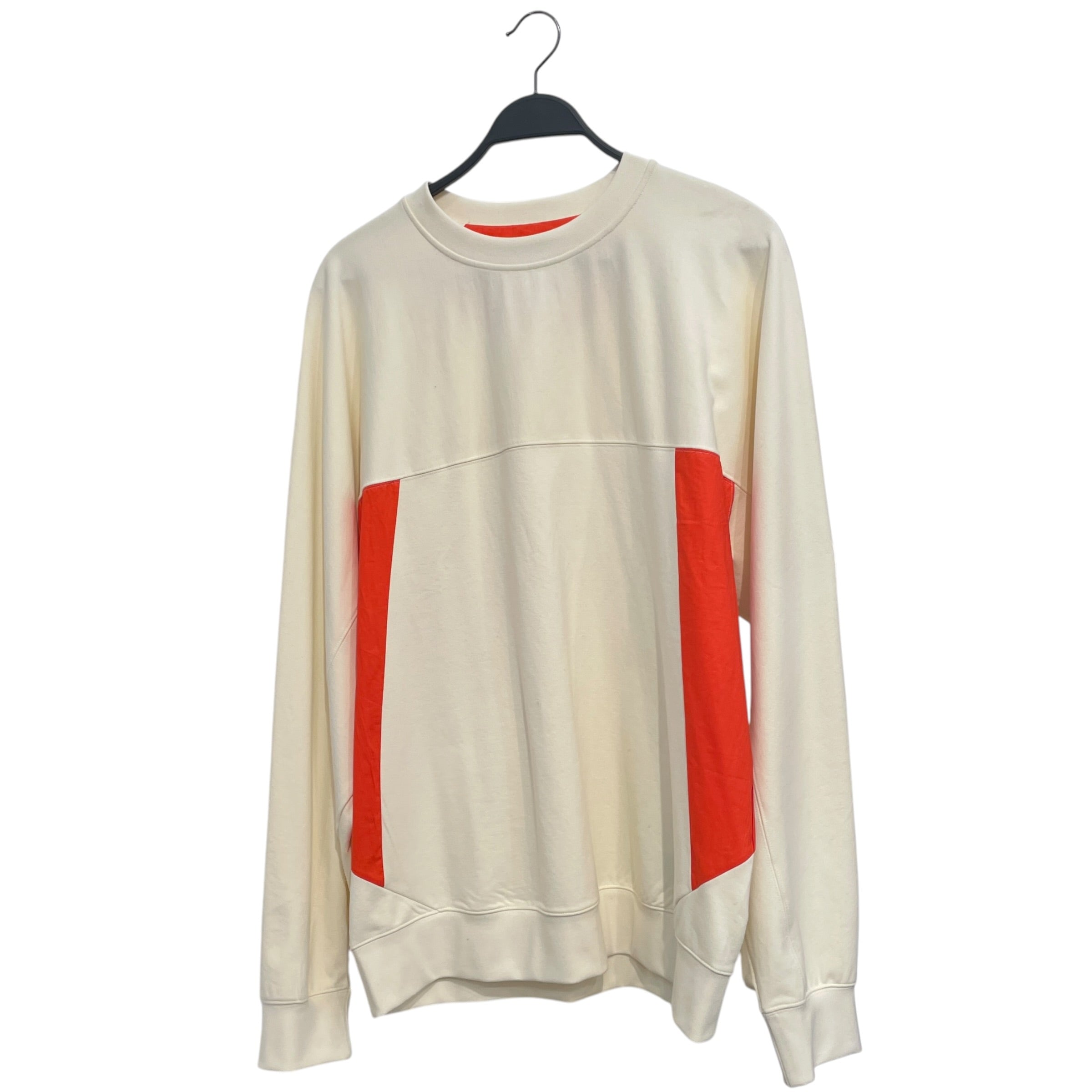 Y-3/Sweatshirt/L/Cotton/CRM/colorblock crewneck view 1