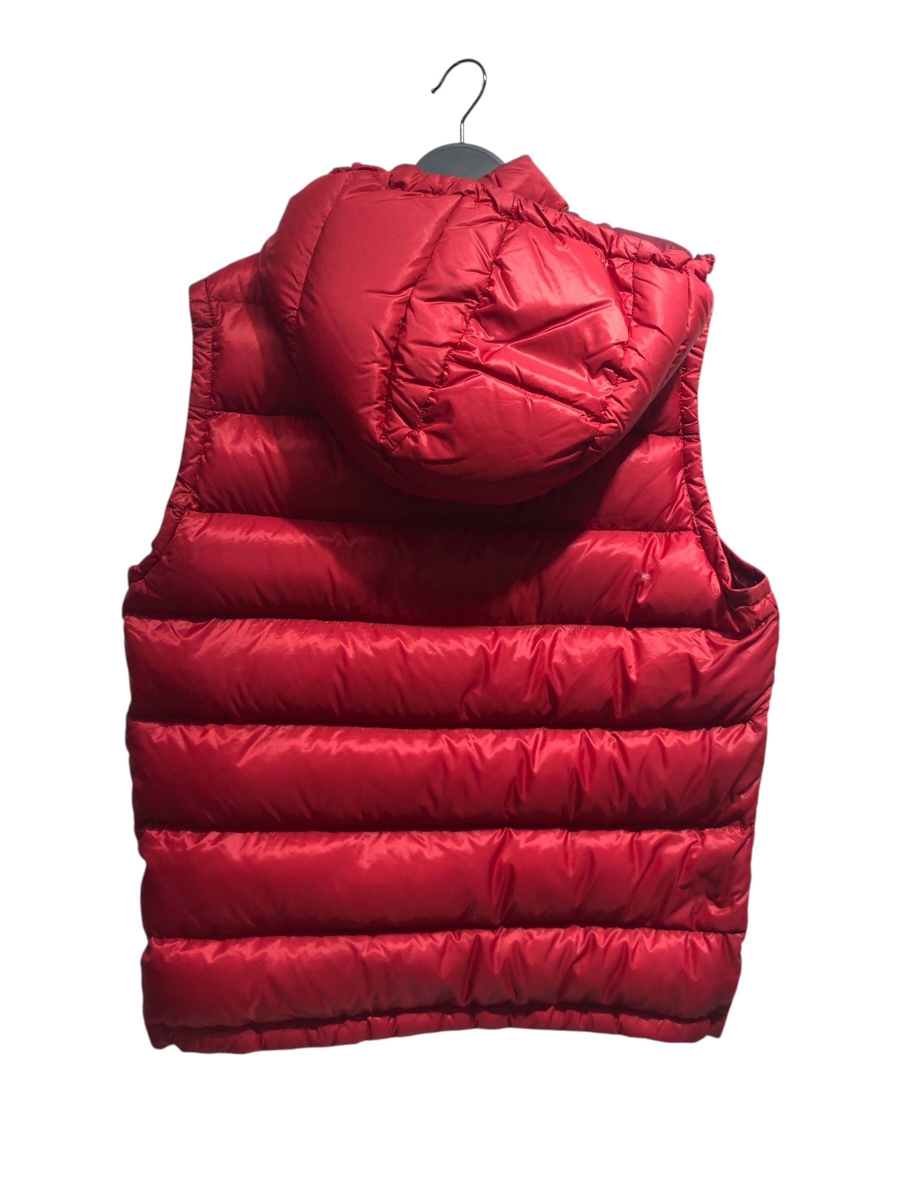 MONCLER/Puffer Vest/M/Polyester/RED/Hooded Puffer Vest view 2