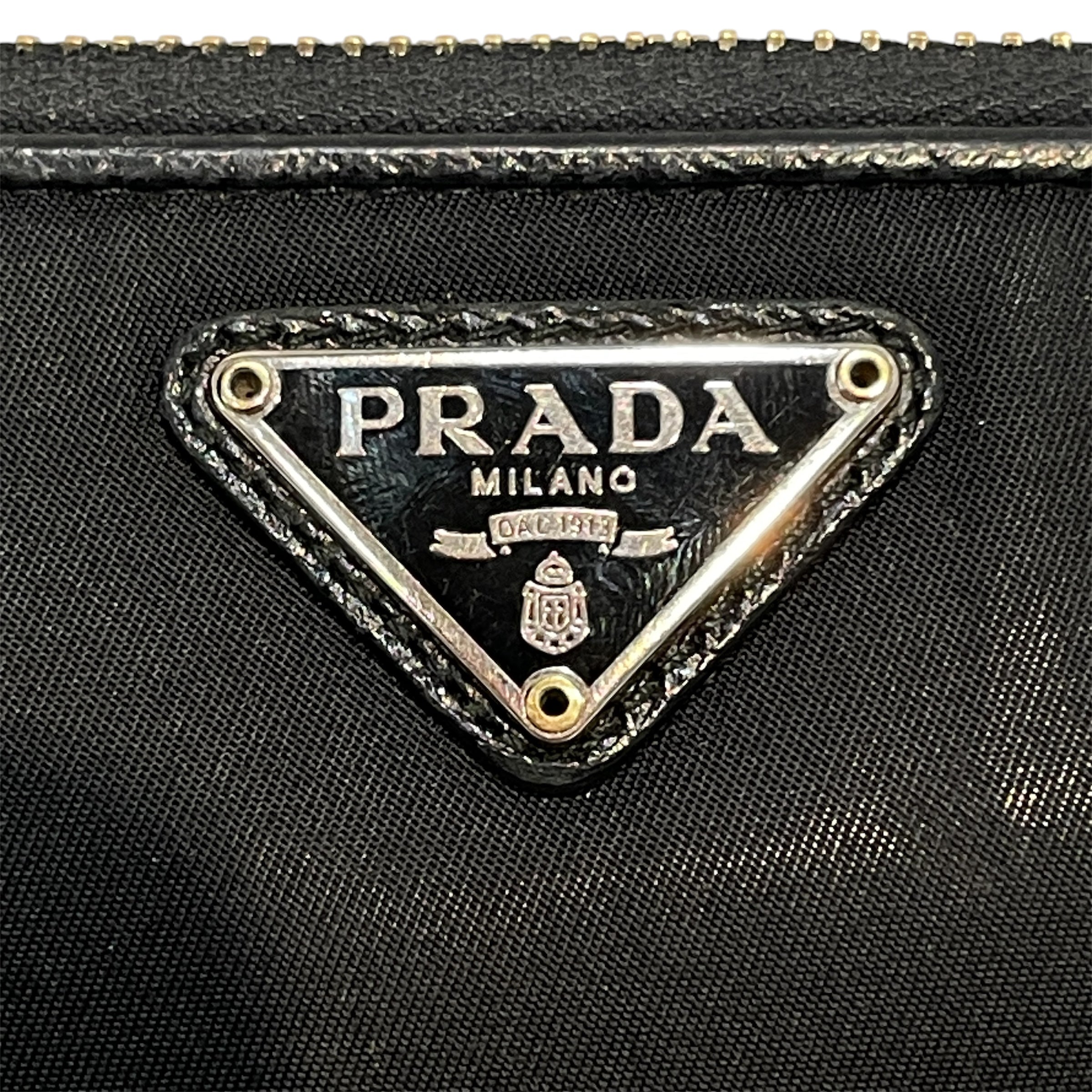 PRADA/Long Wallet/Nylon/BLK/Nylon Long Wallet view 5