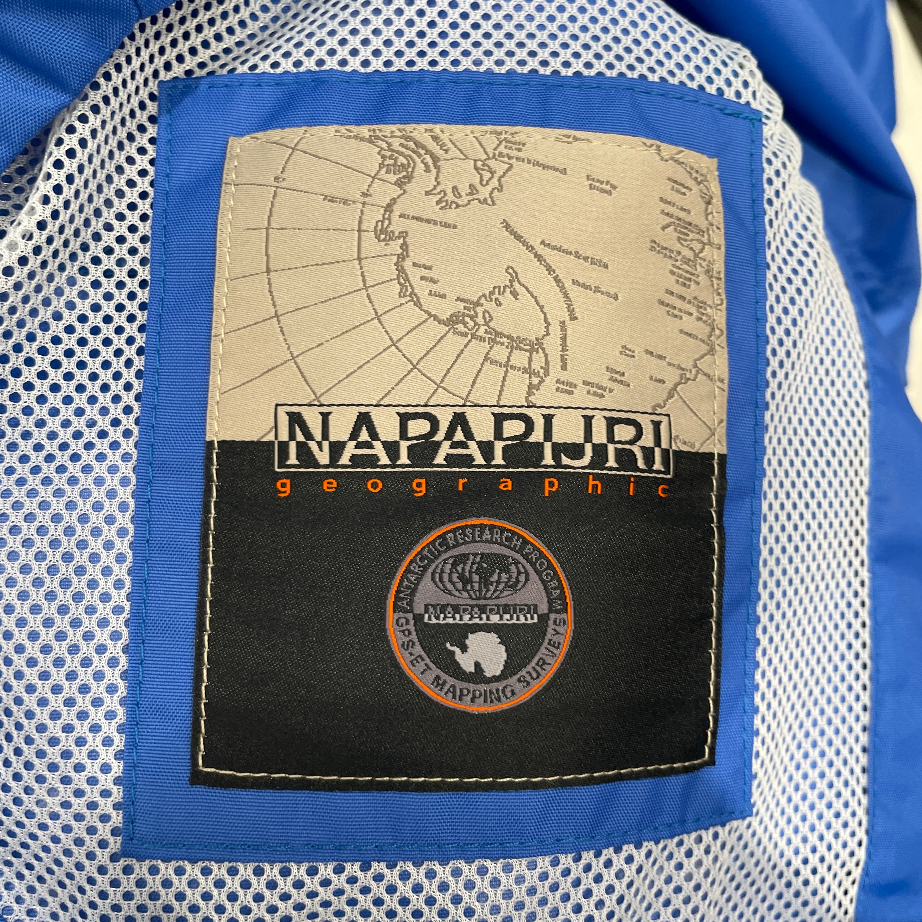 MARTINE ROSE/Mountain Parka/2/Polyester/BLU/NAPA view 5