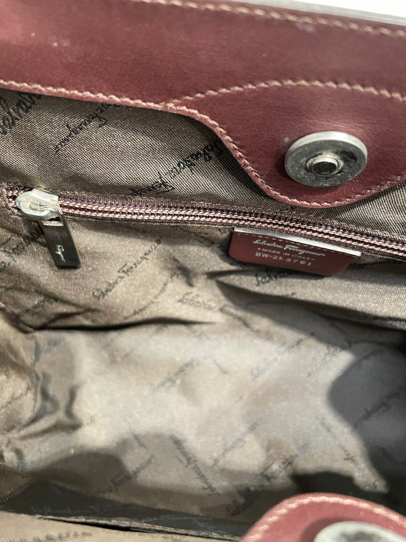 Salvatore Ferragamo///Bag/--/Plain/Leather/BRD/W [Designers] Essentials/