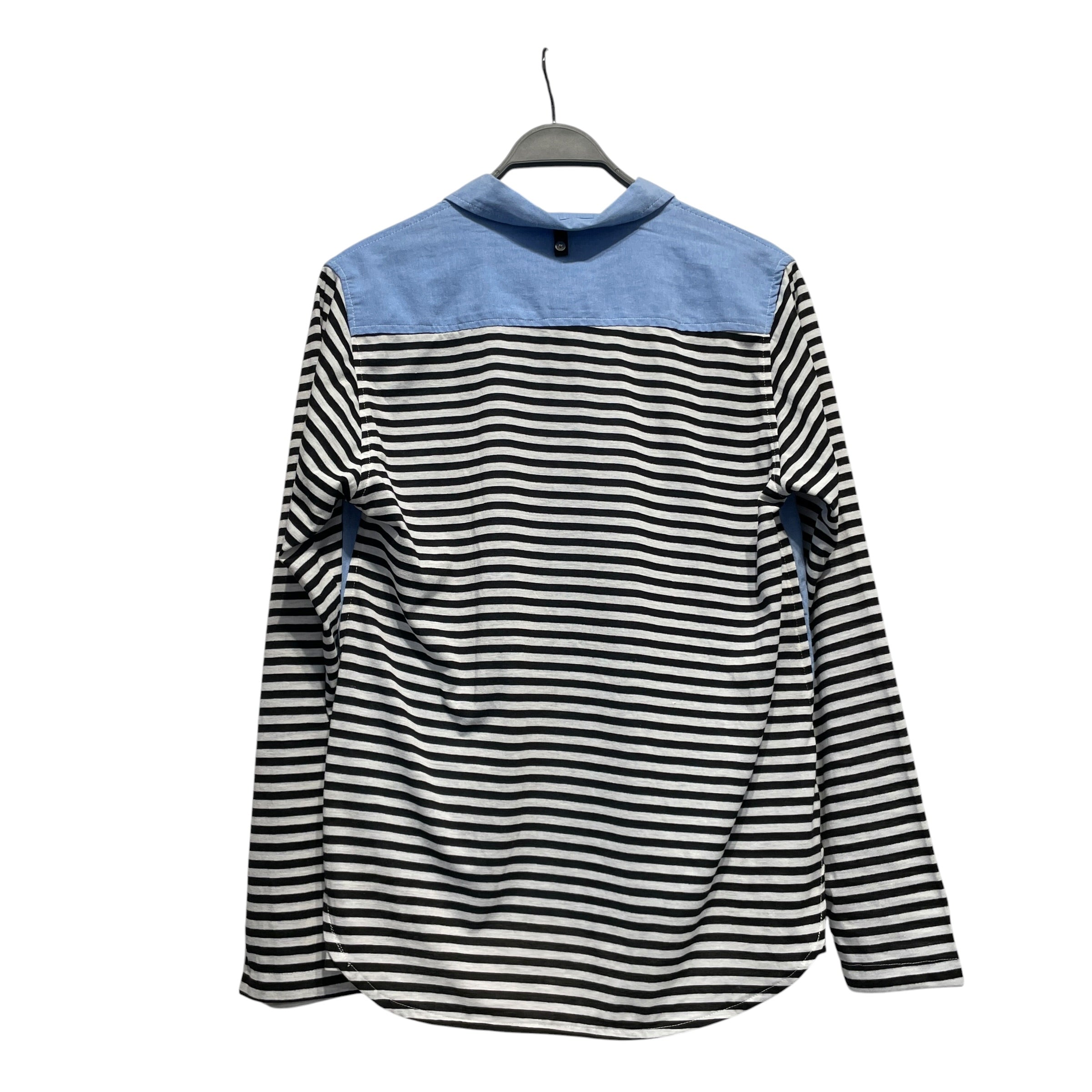 visvim/LS Shirt/L/Cotton/BLU/STRIPES & CHAMBREY view 2