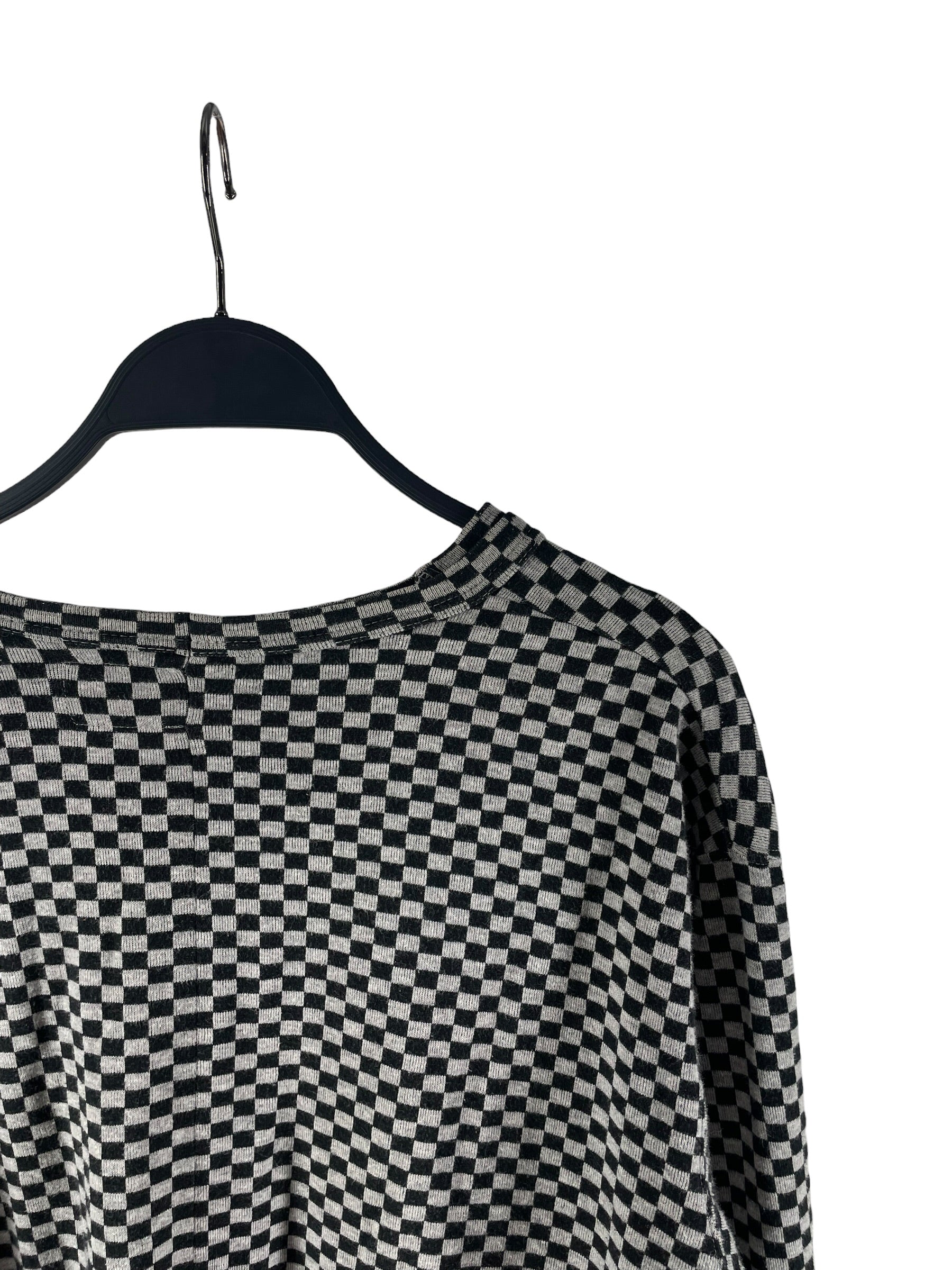 COMME des GARCONS/LS T-Shirt/M/Cotton/GRY/All Over Print/CHECKER AD1999 view 5