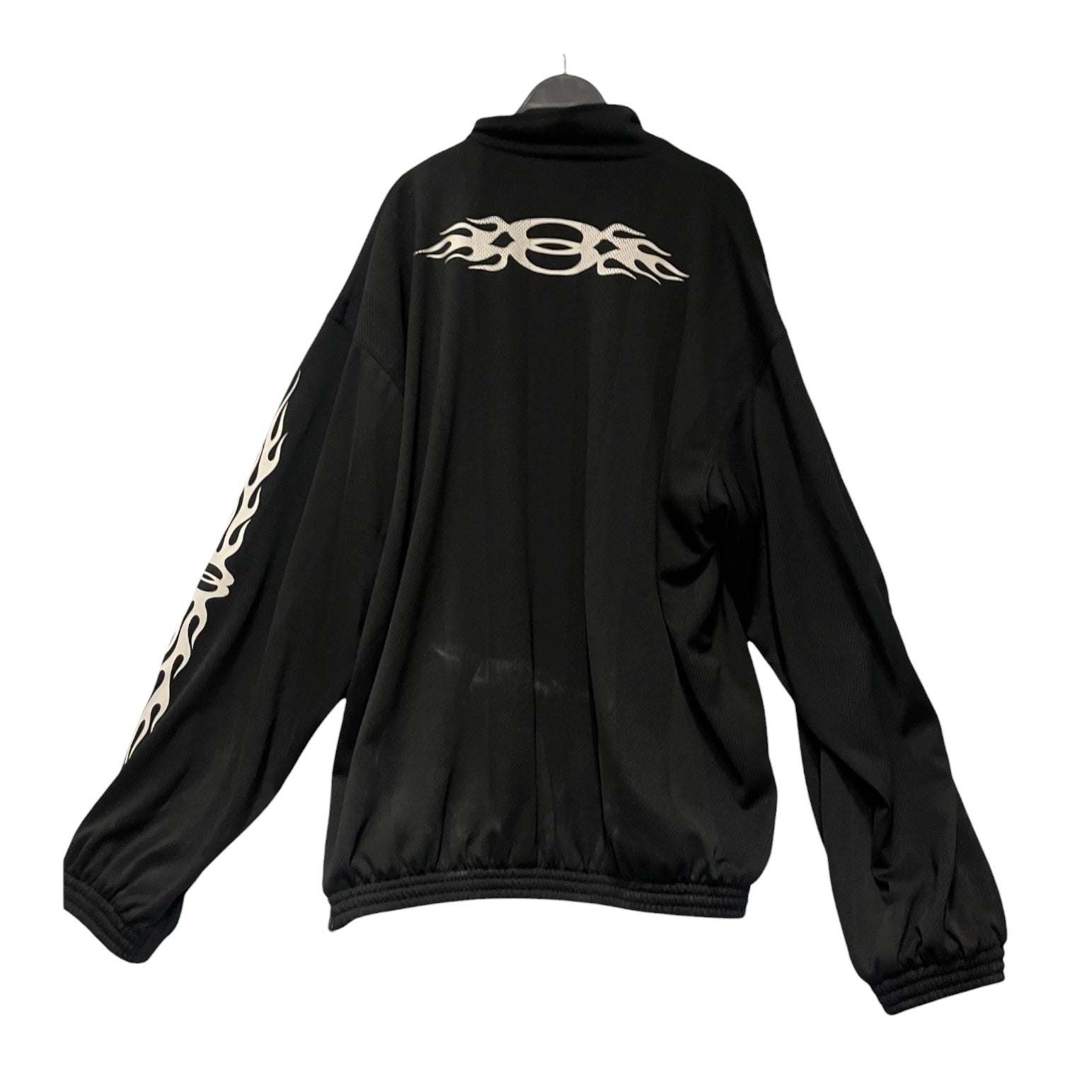 BALENCIAGA/Jacket/S/Cotton/BLK/flame mesh view 2