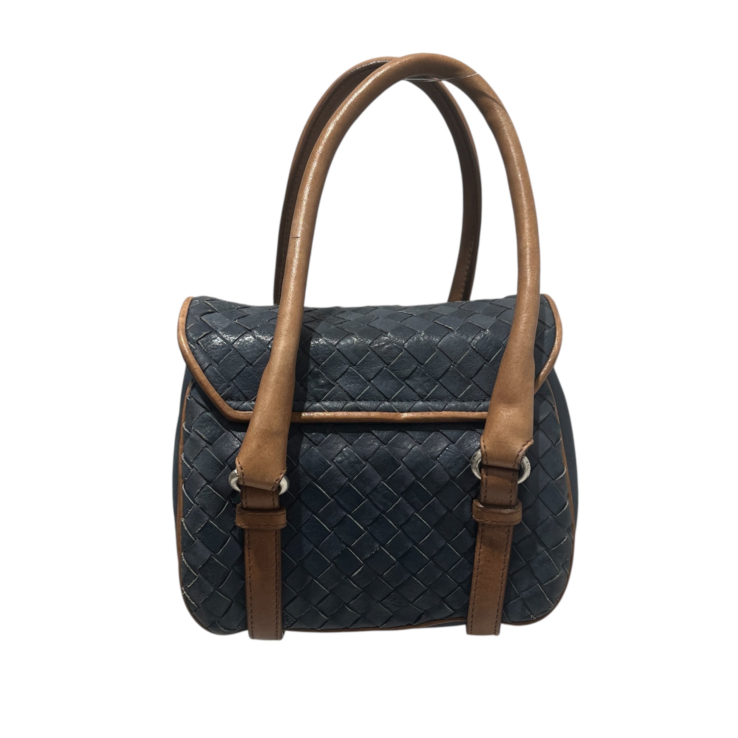 BOTTEGA VENETA/Hand Bag/Leather/IDG/BRWN BLU VINTAGE MINI BAG view 2