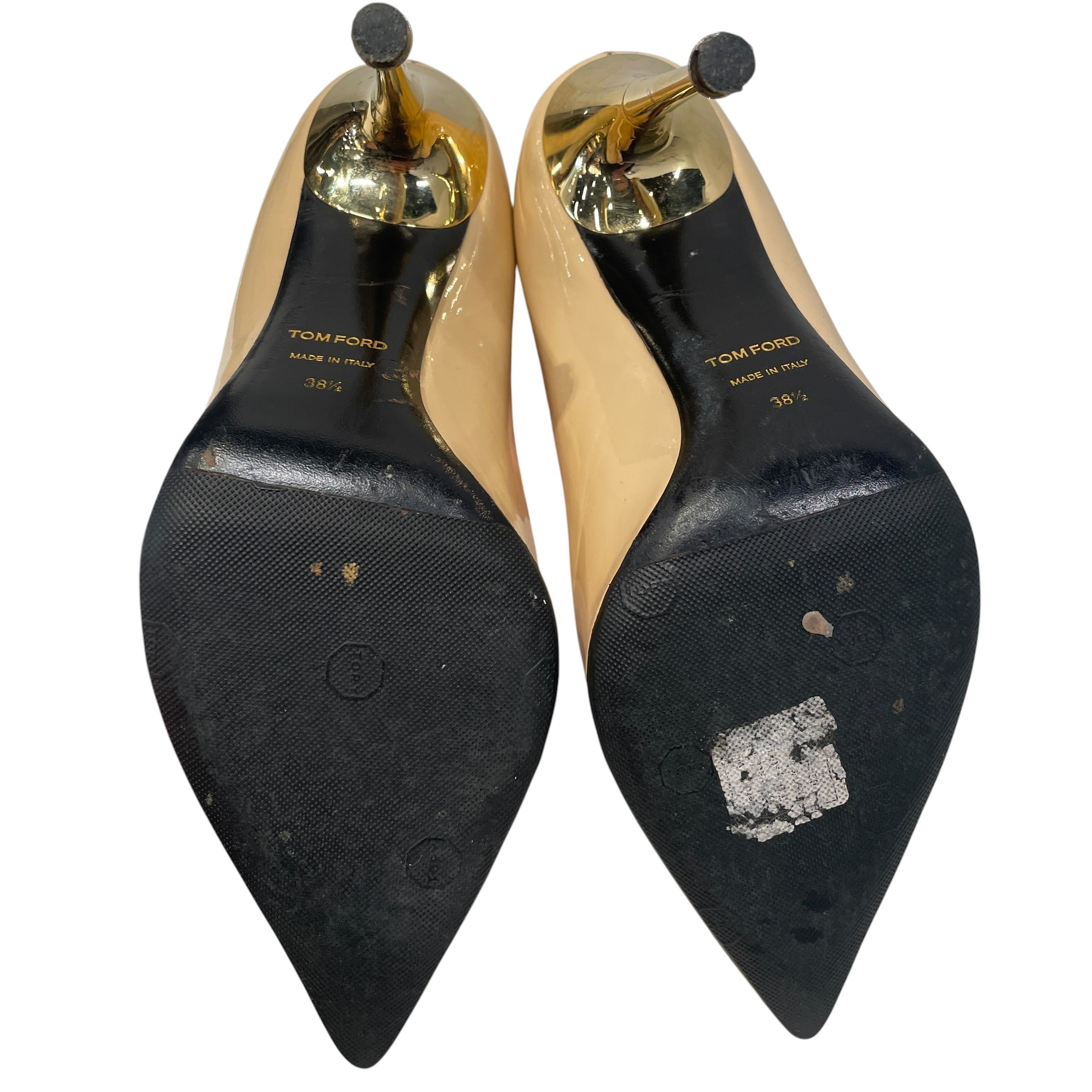 TOM FORD/Heels/US 7.5/Leather/BEG/Patent Leather Pump view 5