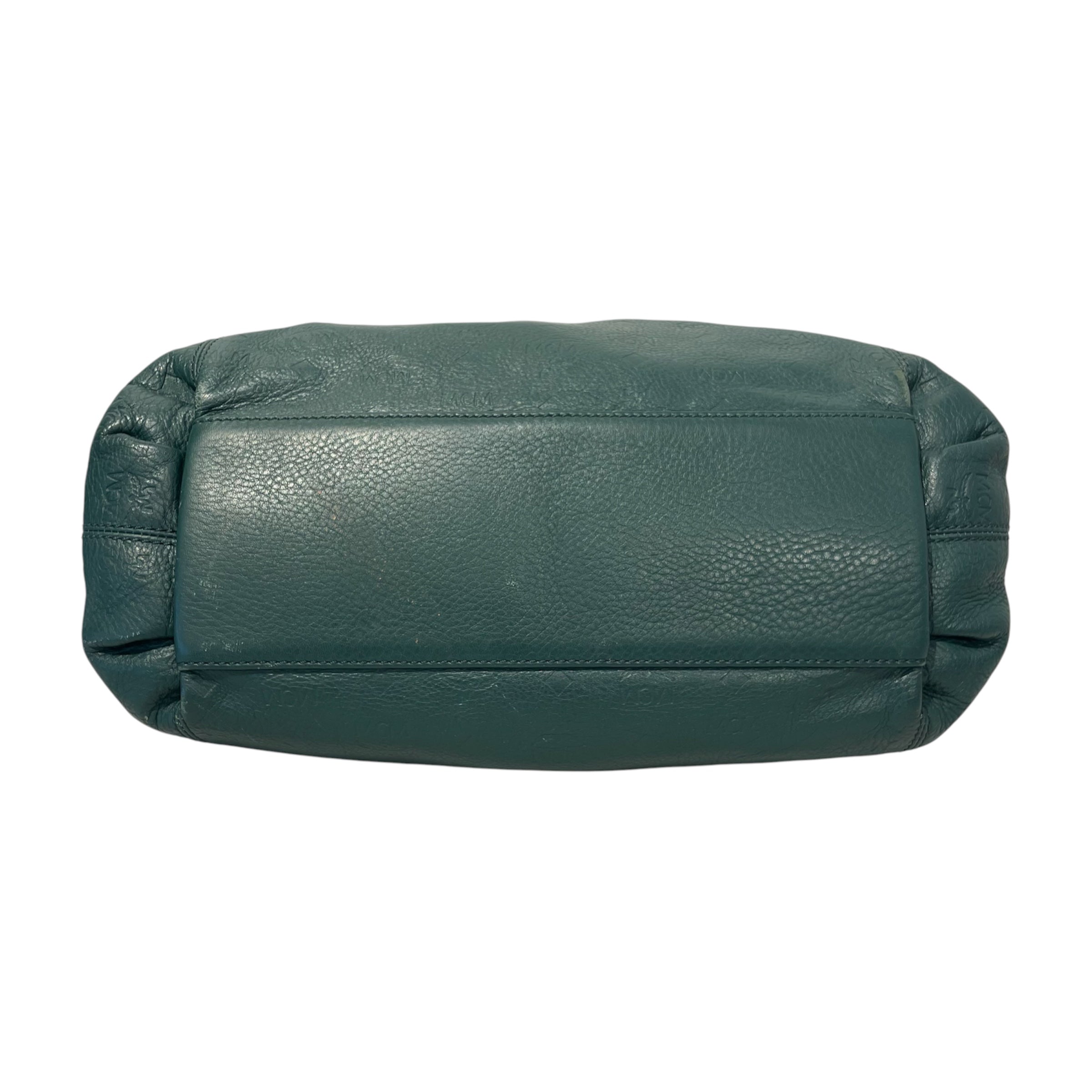 MCM/Cross Body Bag/Monogram/Leather/GRN/Q5953 view 3