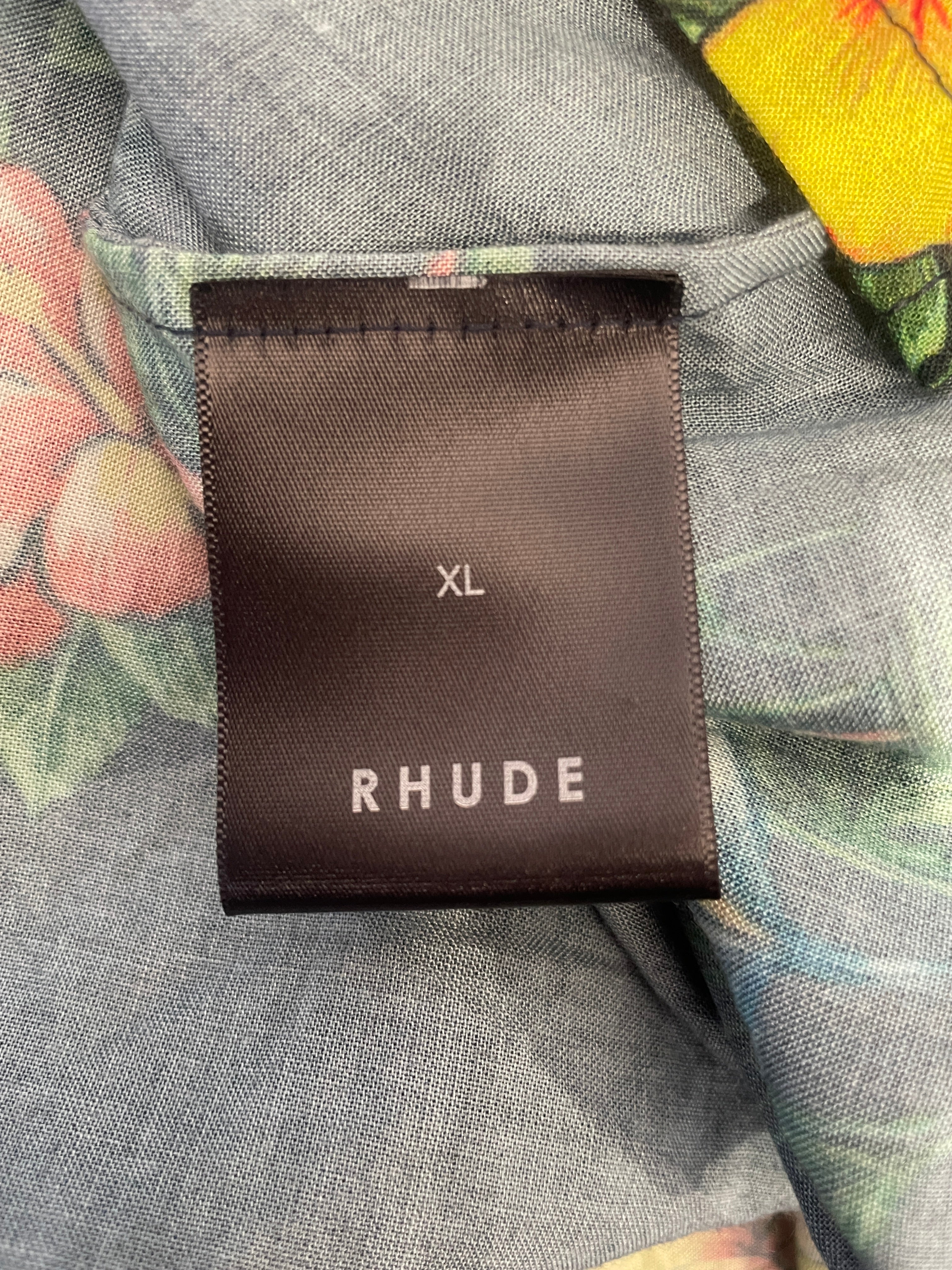 RHUDE/SS Shirt/XL/Cotton/GRY/All Over Print/ view 4