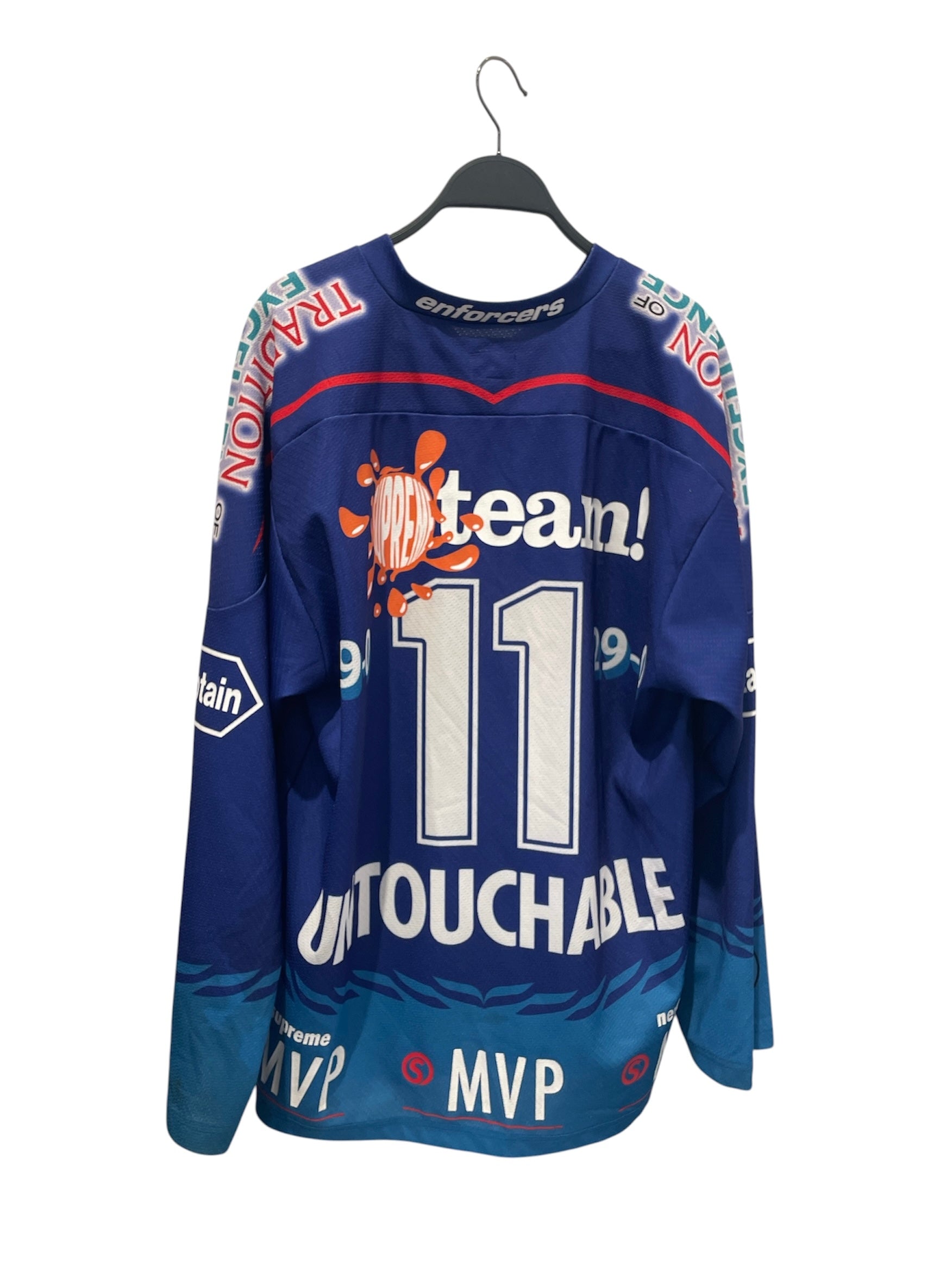 Supreme/LS T-Shirt/M/Polyester/BLU/All Over Print/Eagle Moto Hockey Jersey view 2