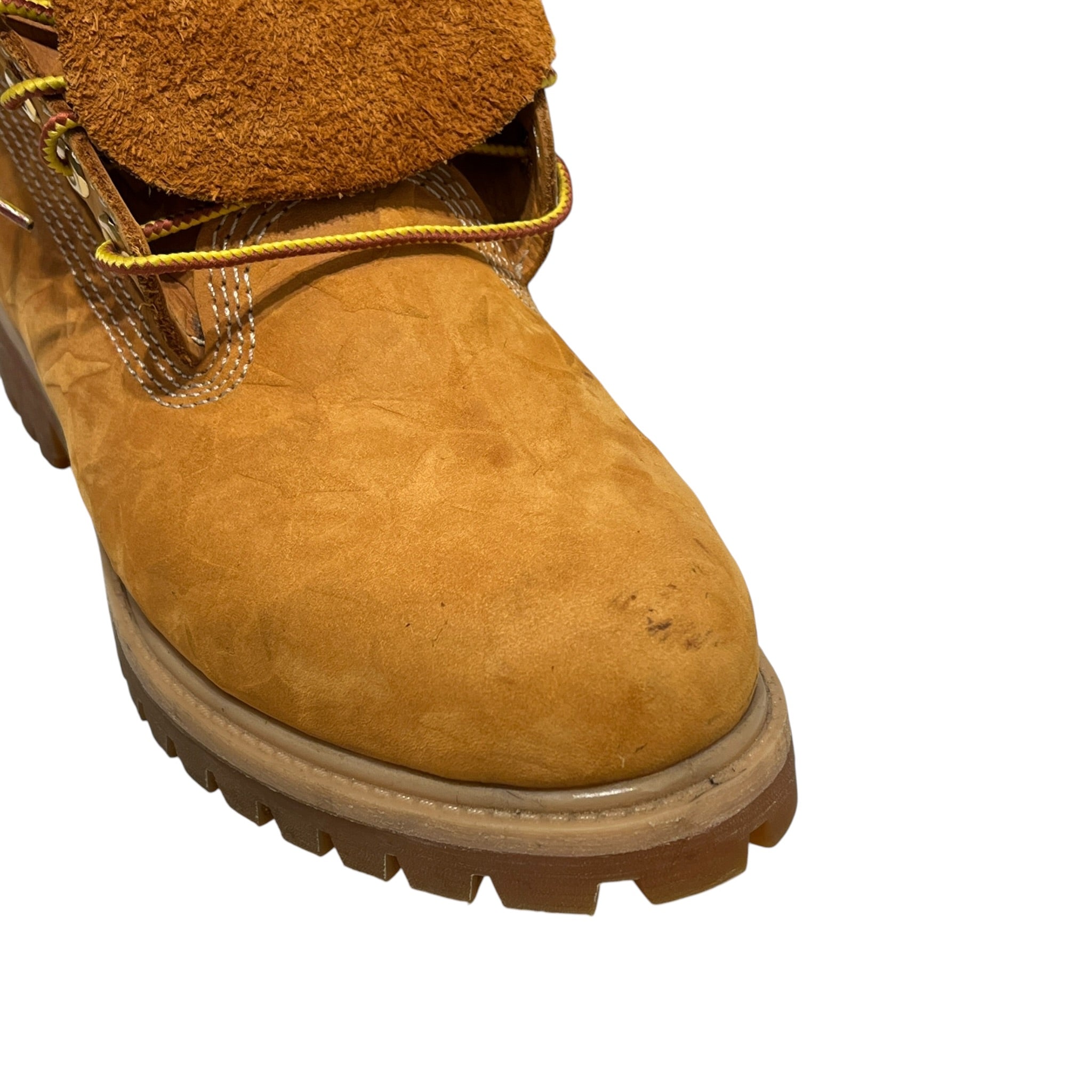 Supreme/Timberland/Boots/US 9/Leather/YEL/DIAMOND PLATED view 7