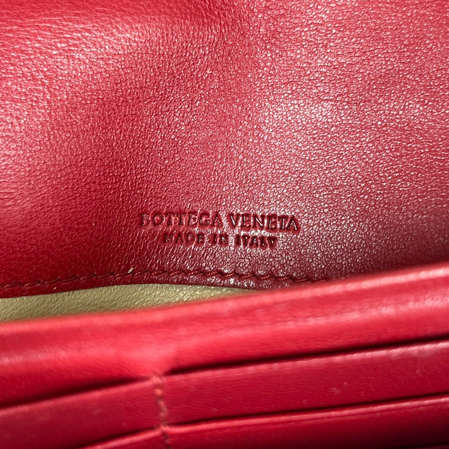 BOTTEGA VENETA/Long Wallet/Leather/RED/L's/Intrecciato view 5