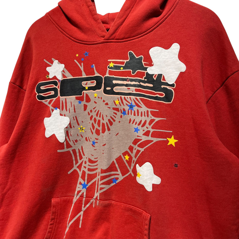 SPIDER/Hoodie/XL/Cotton/RED/Spyder Red Hoodie Size XL