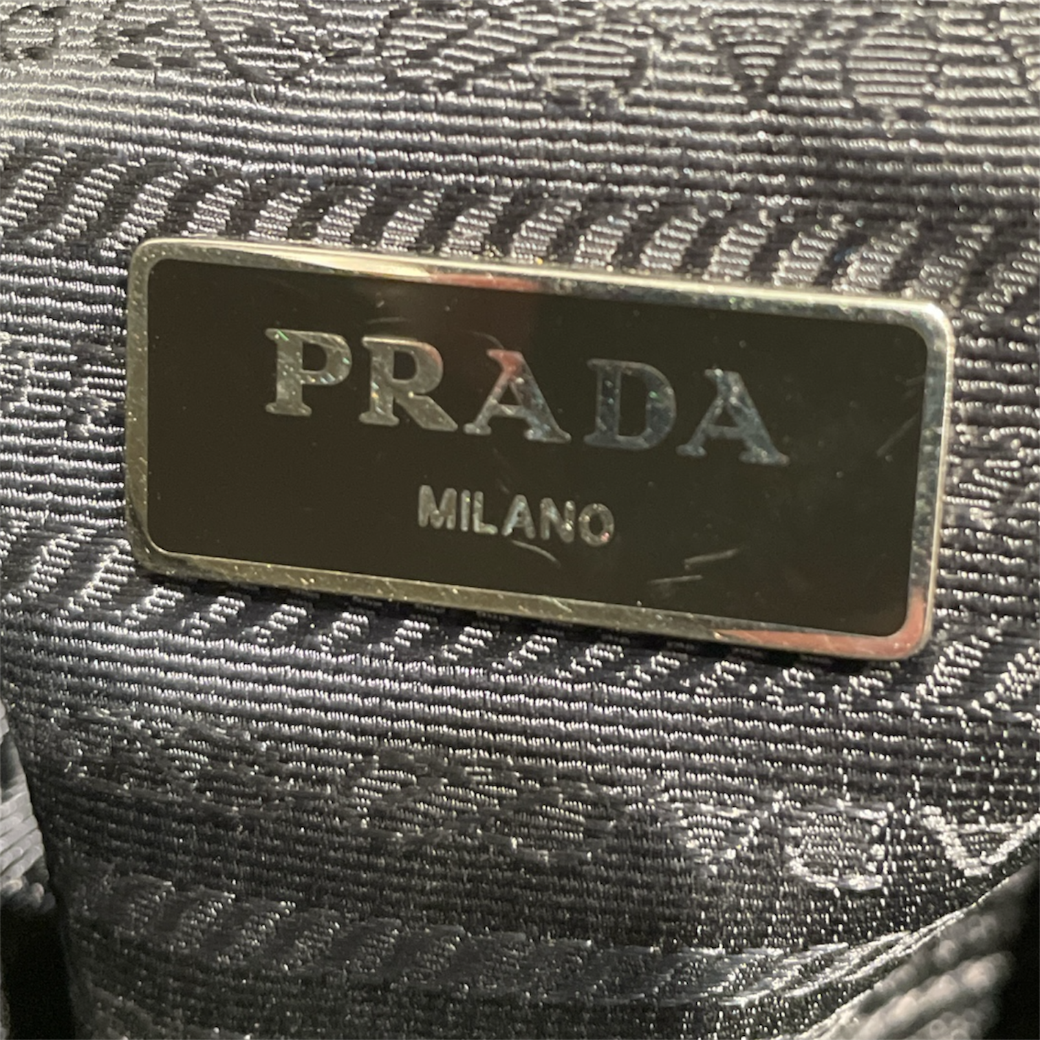 PRADA/Cross Body Bag/Nylon/GRN/Nylon Messenger Bag view 4