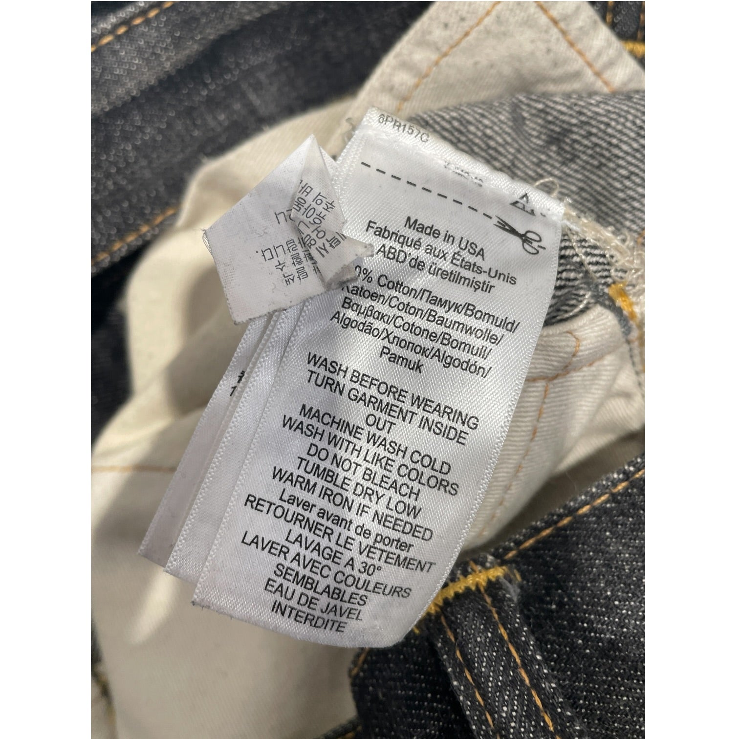 RRL/Pants/36/Cotton/BLK/Button Fly/ view 4