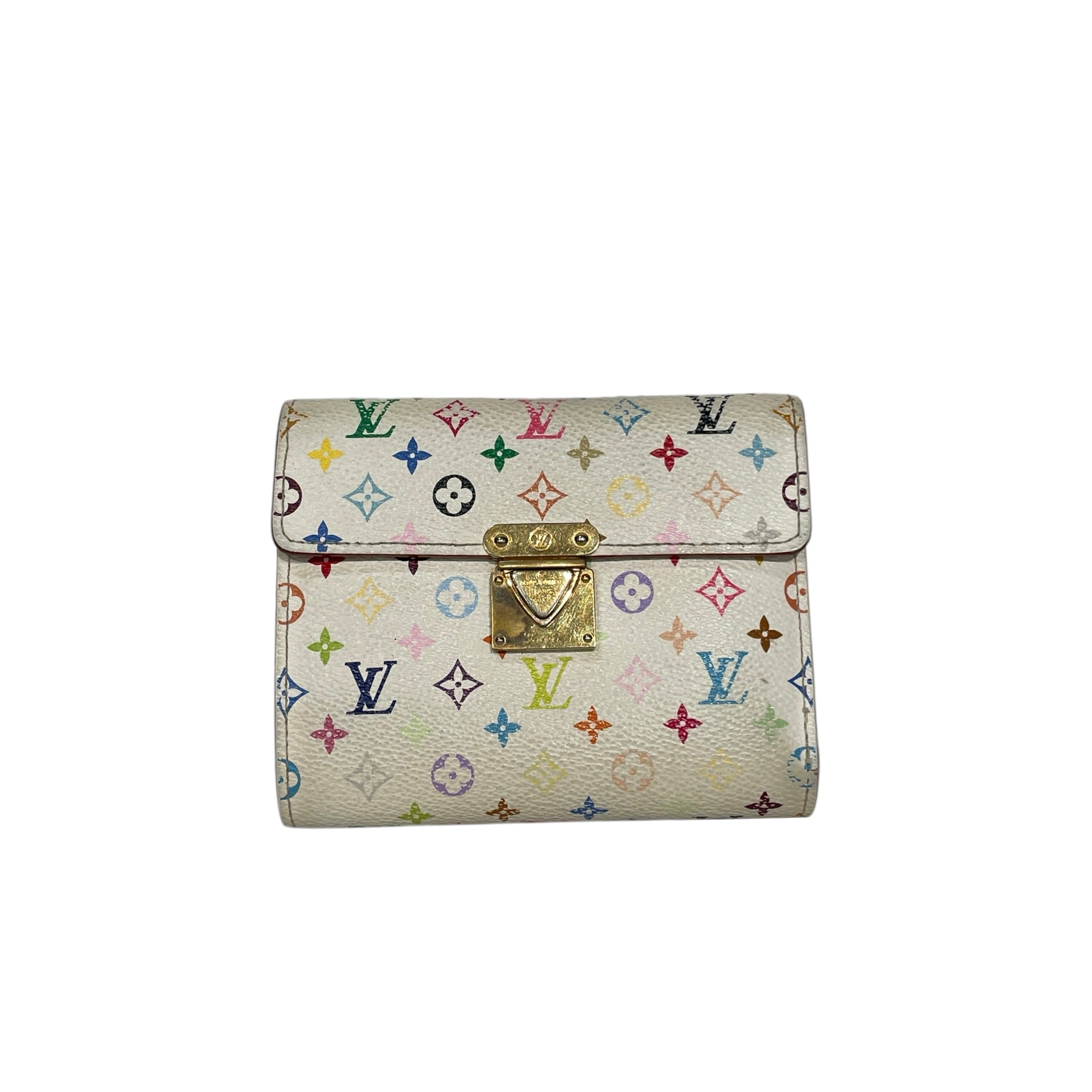 LOUIS VUITTON/Wallet/Monogram/Leather/WHT/M's/TAKASHI MURAKAMI MONOGRAM view 2