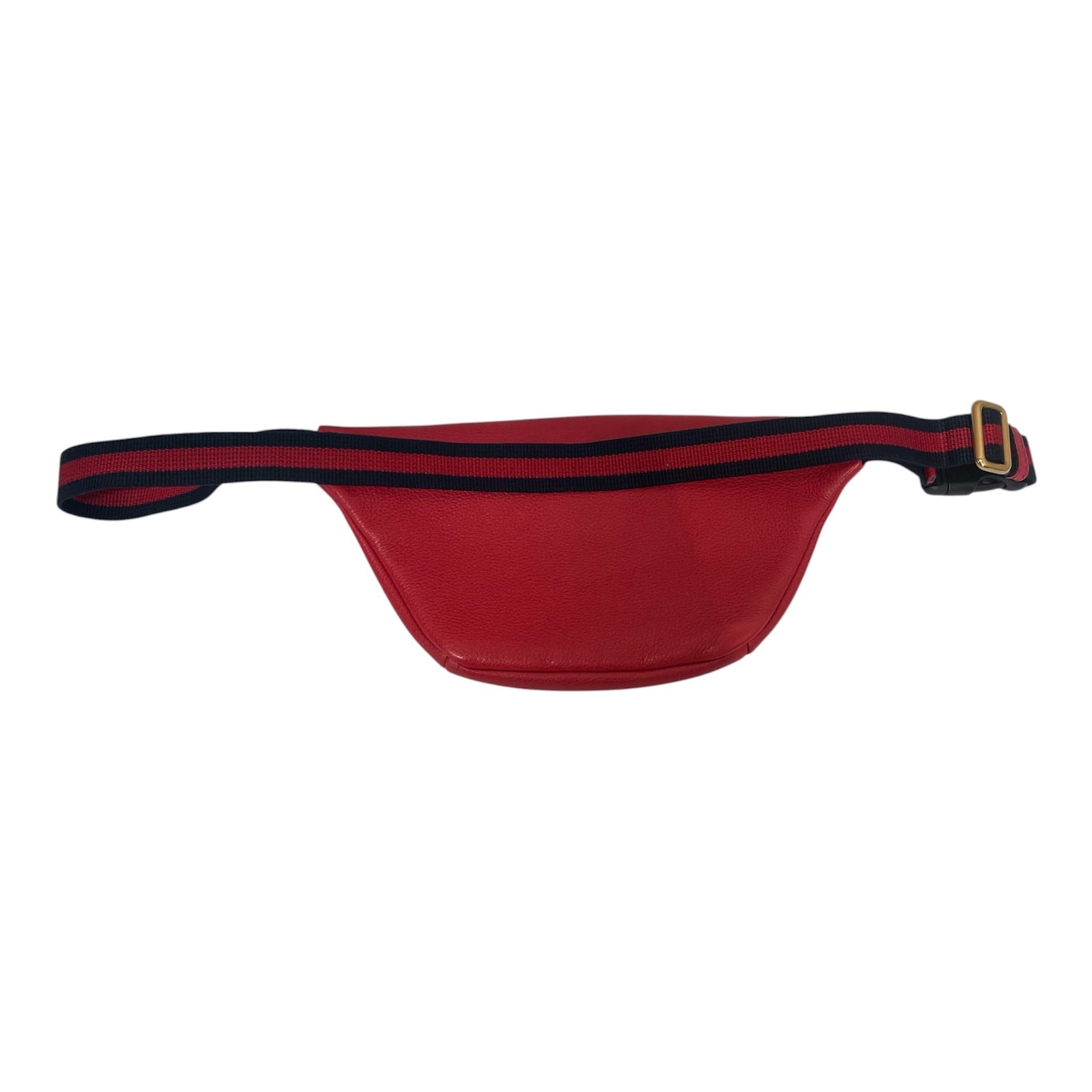GUCCI/Fanny Pack/Leather/RED/retro print belt bag view 2