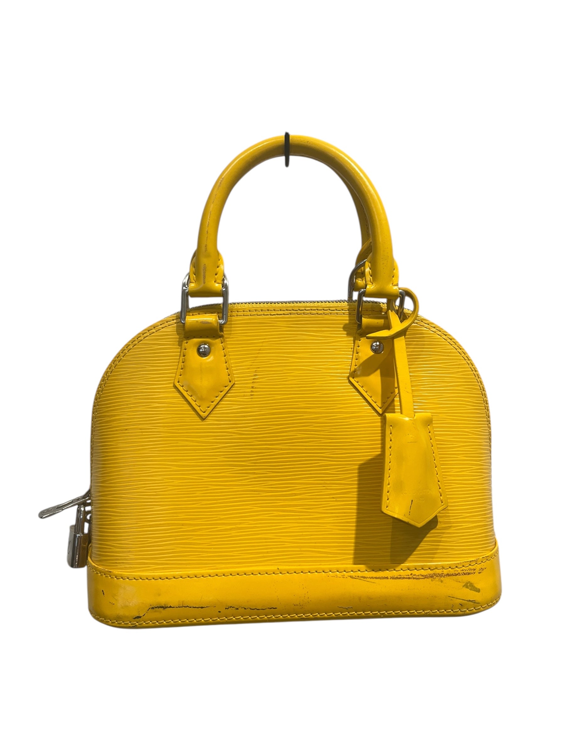 LOUIS VUITTON/Hand Bag/Yellow/Leather/ALMA BB_EPI/M40866 view 1
