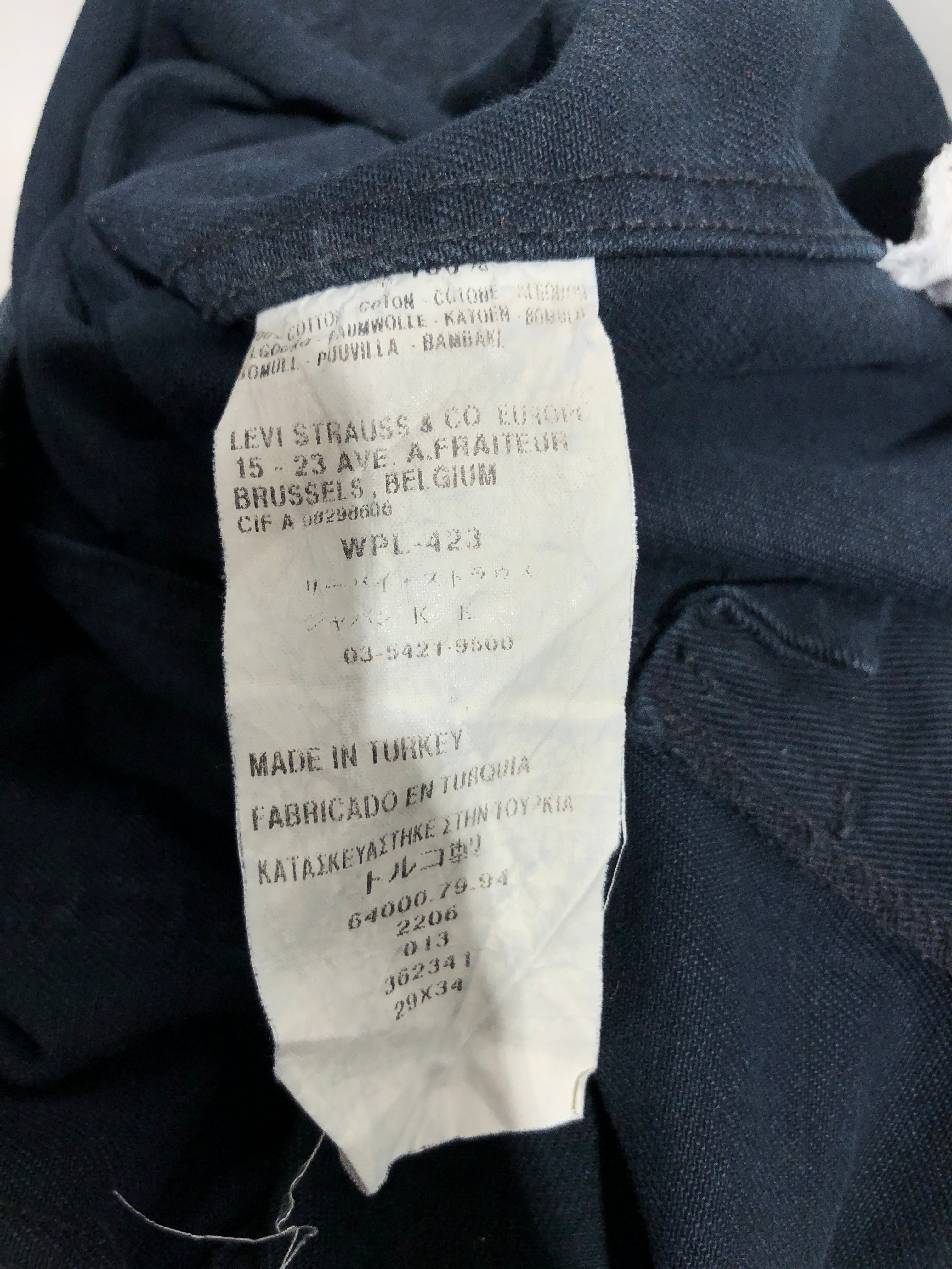 Levi's/Straight Pants/Denim/BLK/LIMITED EDITON 265 OF 387 view 6