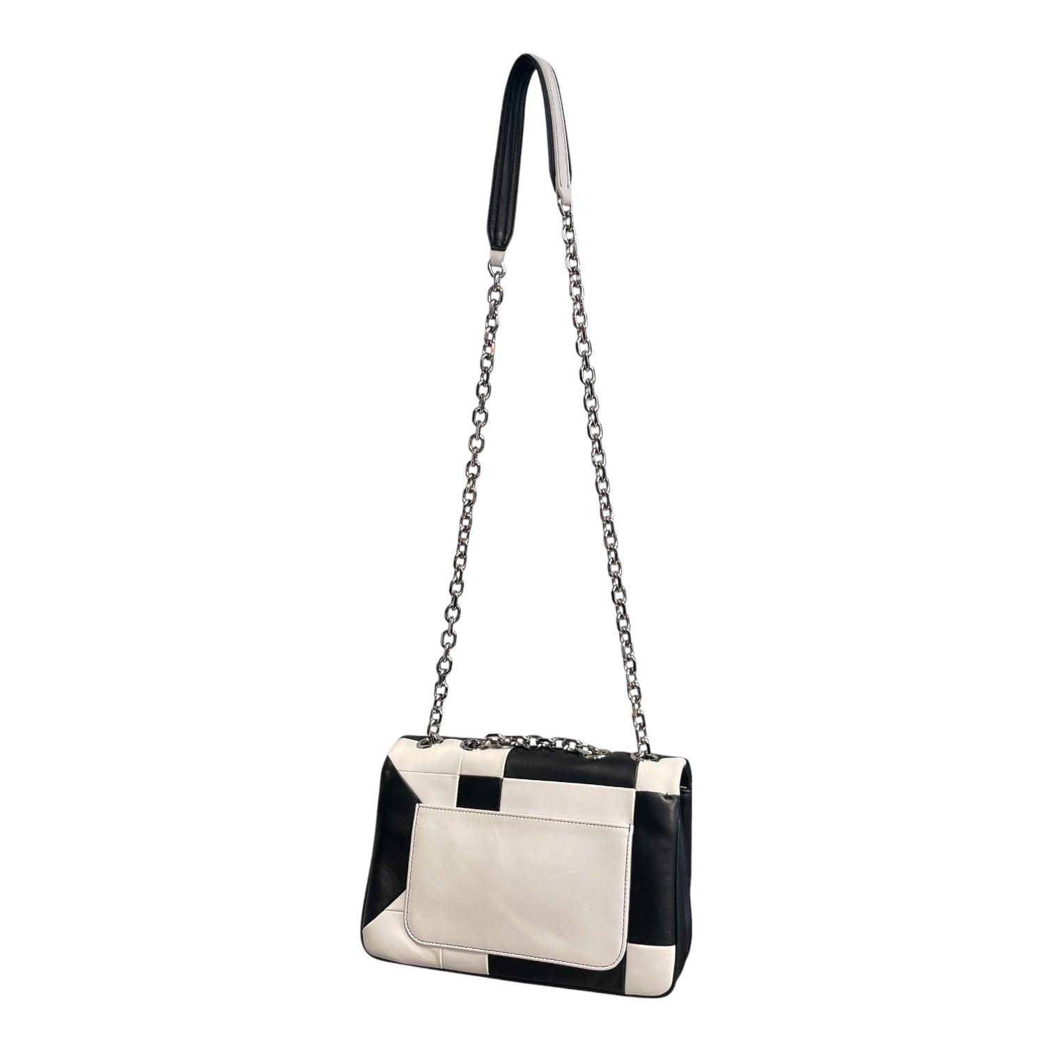 Calvin Klein 205W39NYC/Cross Body Bag/Stripe/BLK/CHECK SILVER CLASP view 2