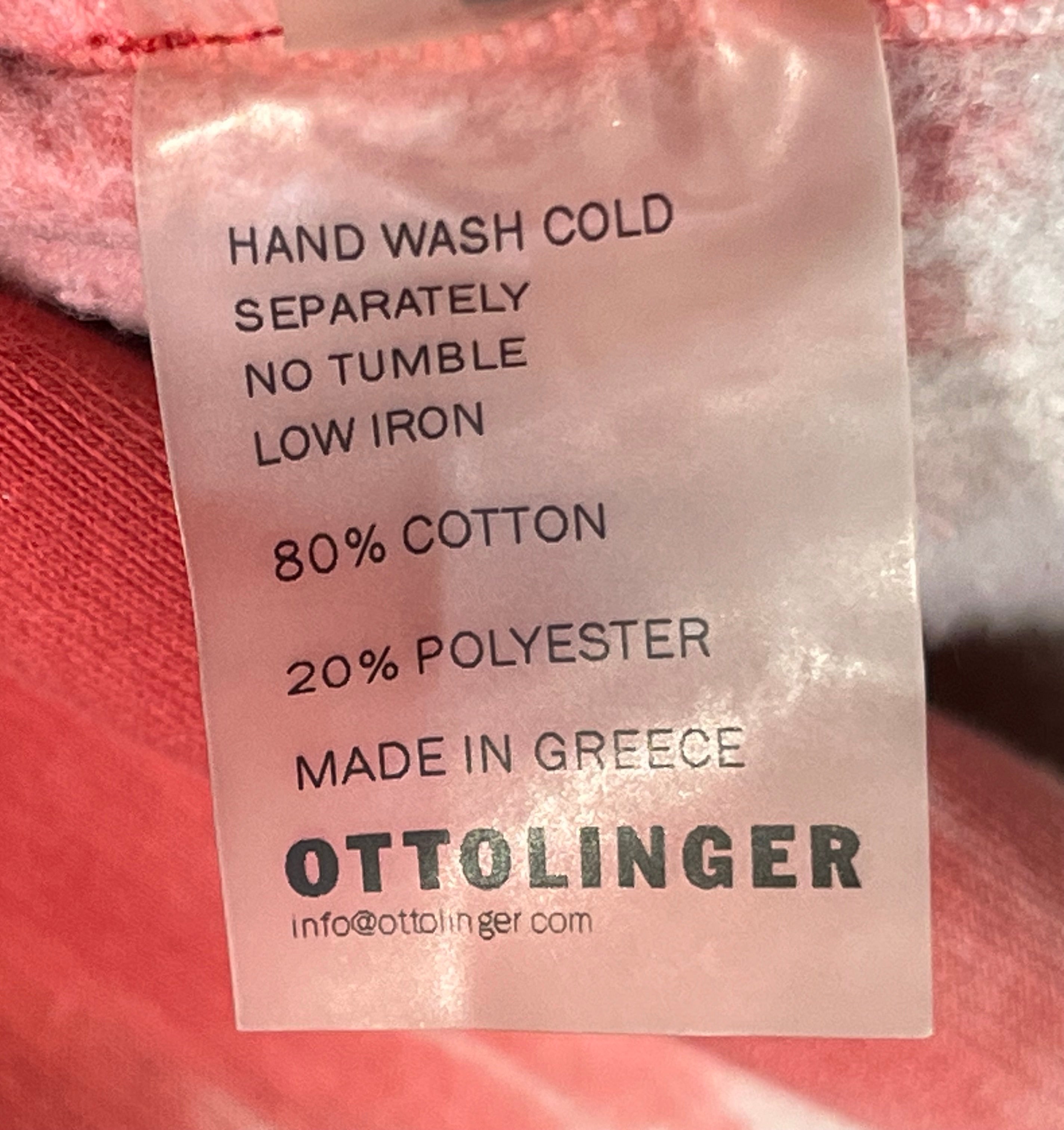 OTTOLINGER/Heavy Sweater/M/Cotton/RED/CUT ARM SLEEVE\ KNOTTED WRAP view 4