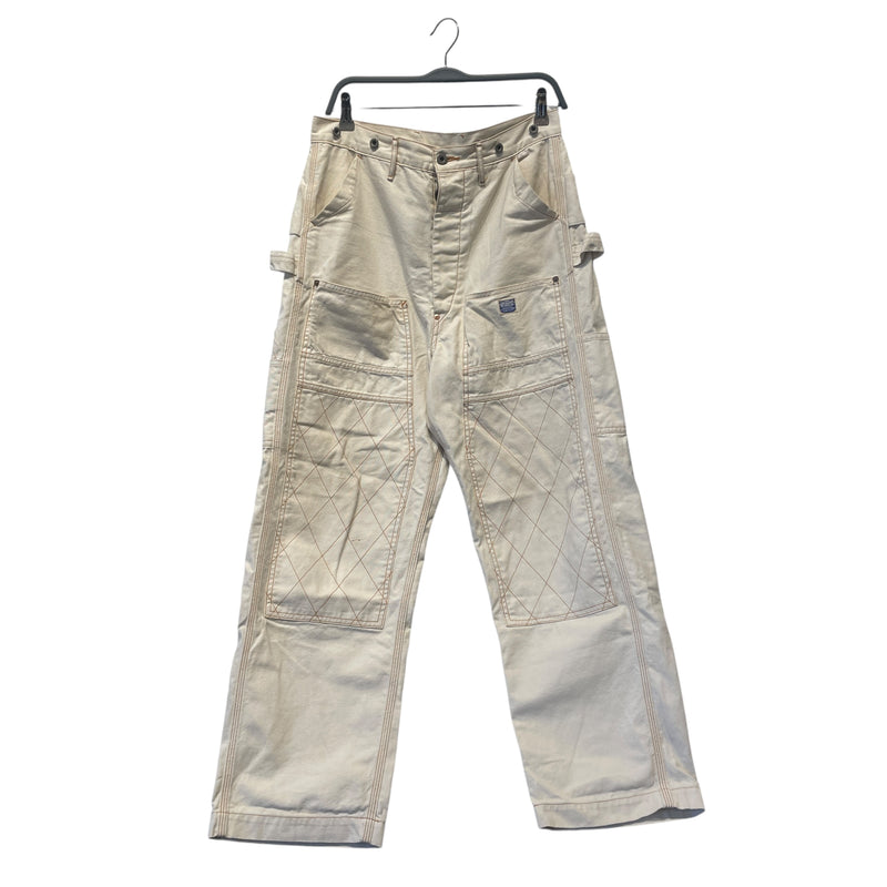KAPITAL/Carpenter Pants/2/Cotton/CRM/CANVAS LUMBER PANTS