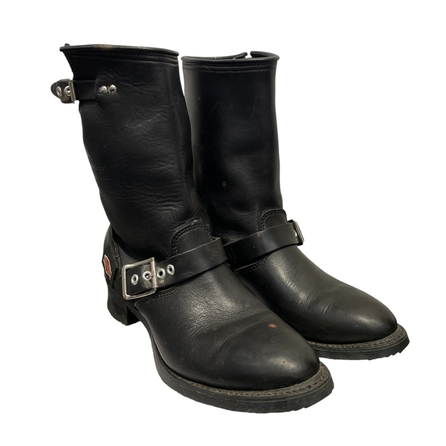 HARLEY DAVIDSON/Boots/US 9/Leather/BLK/Biker Moto Leather Boots view 1