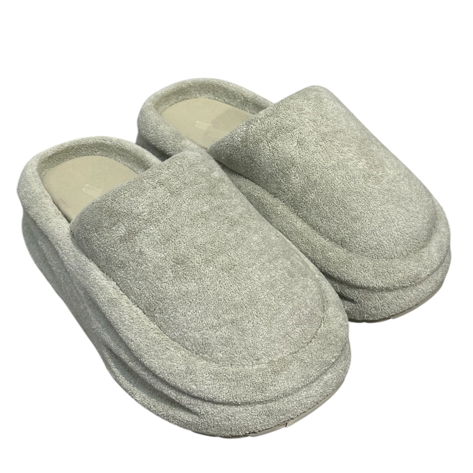 SKYLRK/Sandals/US 7/GRN/UNRELEASED TERRY CHUNKY SLIDES view 1