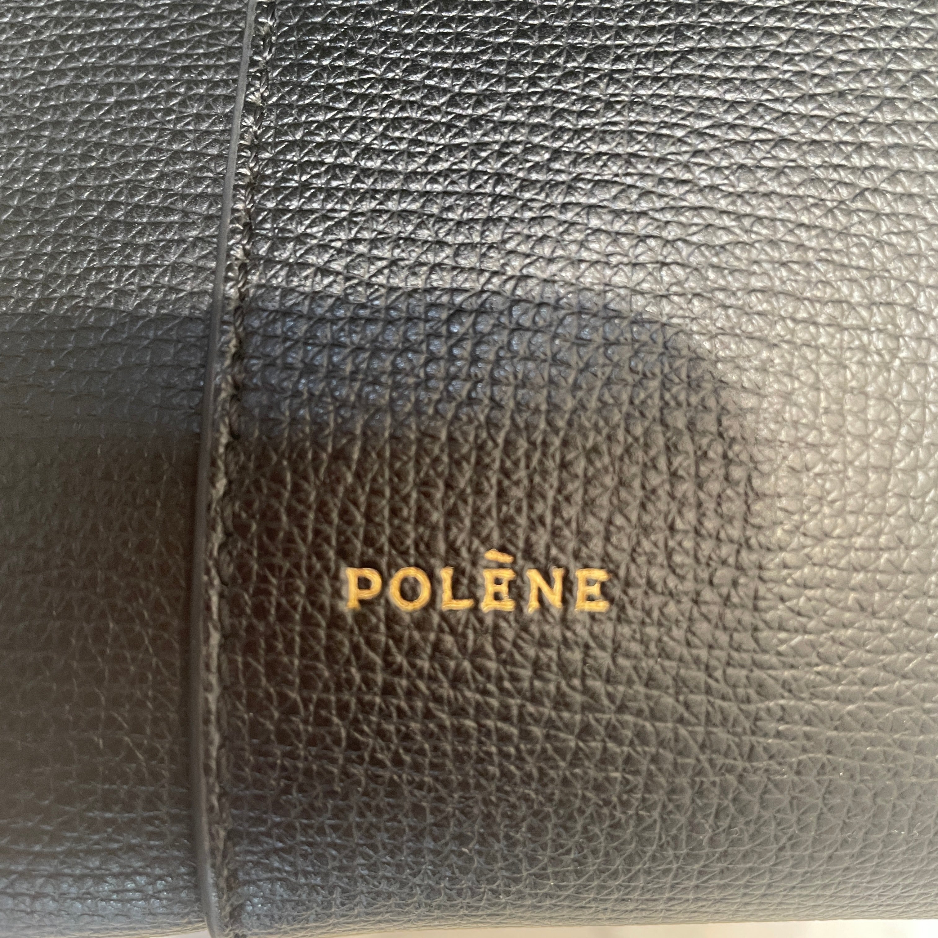 POLENE/Tote Bag/Leather/BLK/ view 4